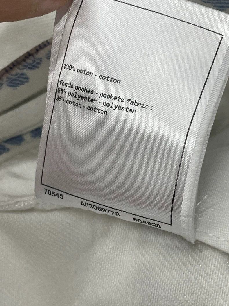 Chanel chanel Beach series white and blue colour block printed mi Size 24" / US 00 / IT 34 - 7 Thumbnail