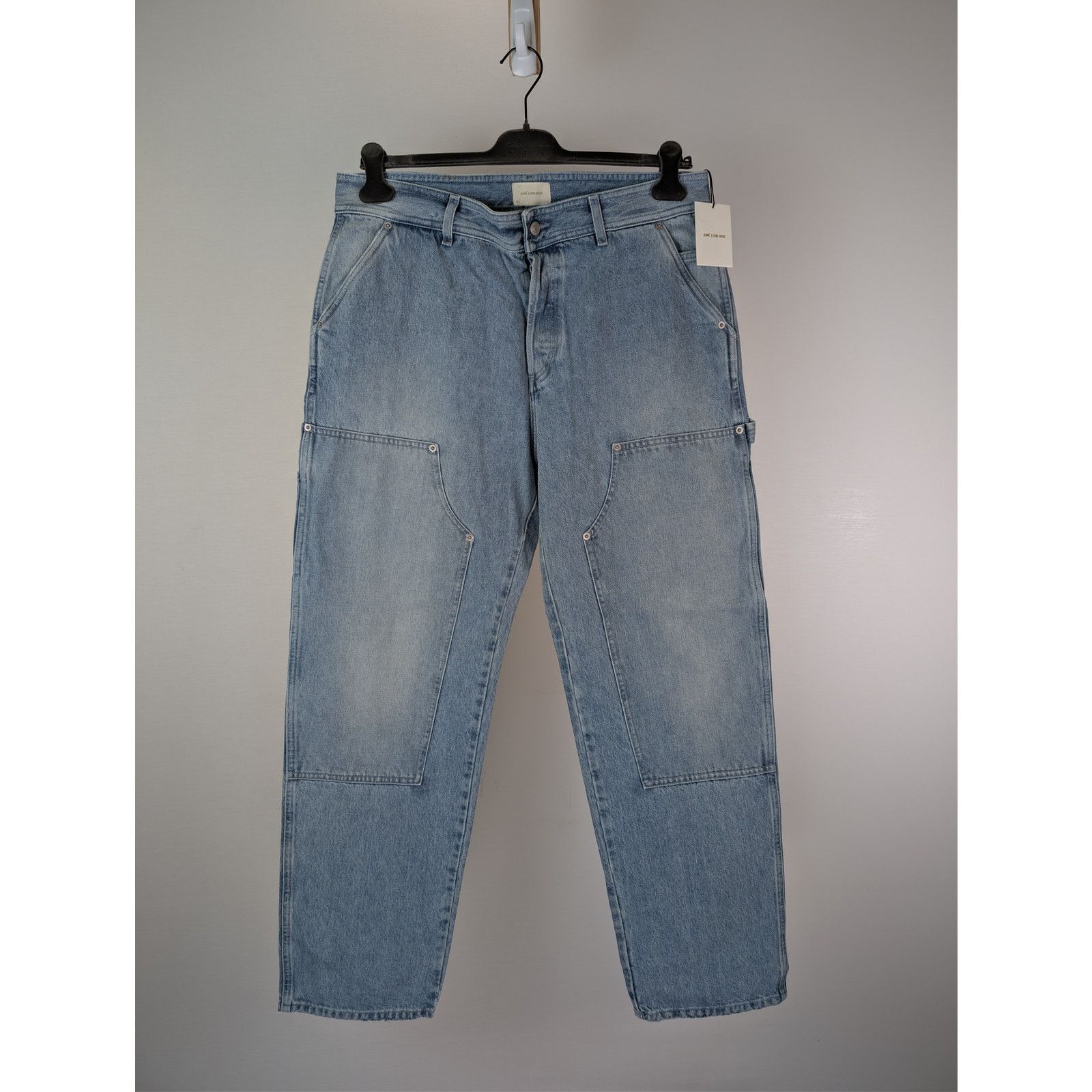 Aime Leon Dore o1rshd1 Carpenter Pant Denim Jeans in Light Wash Blue Size US 36 / EU 52 - 1 Thumbnail