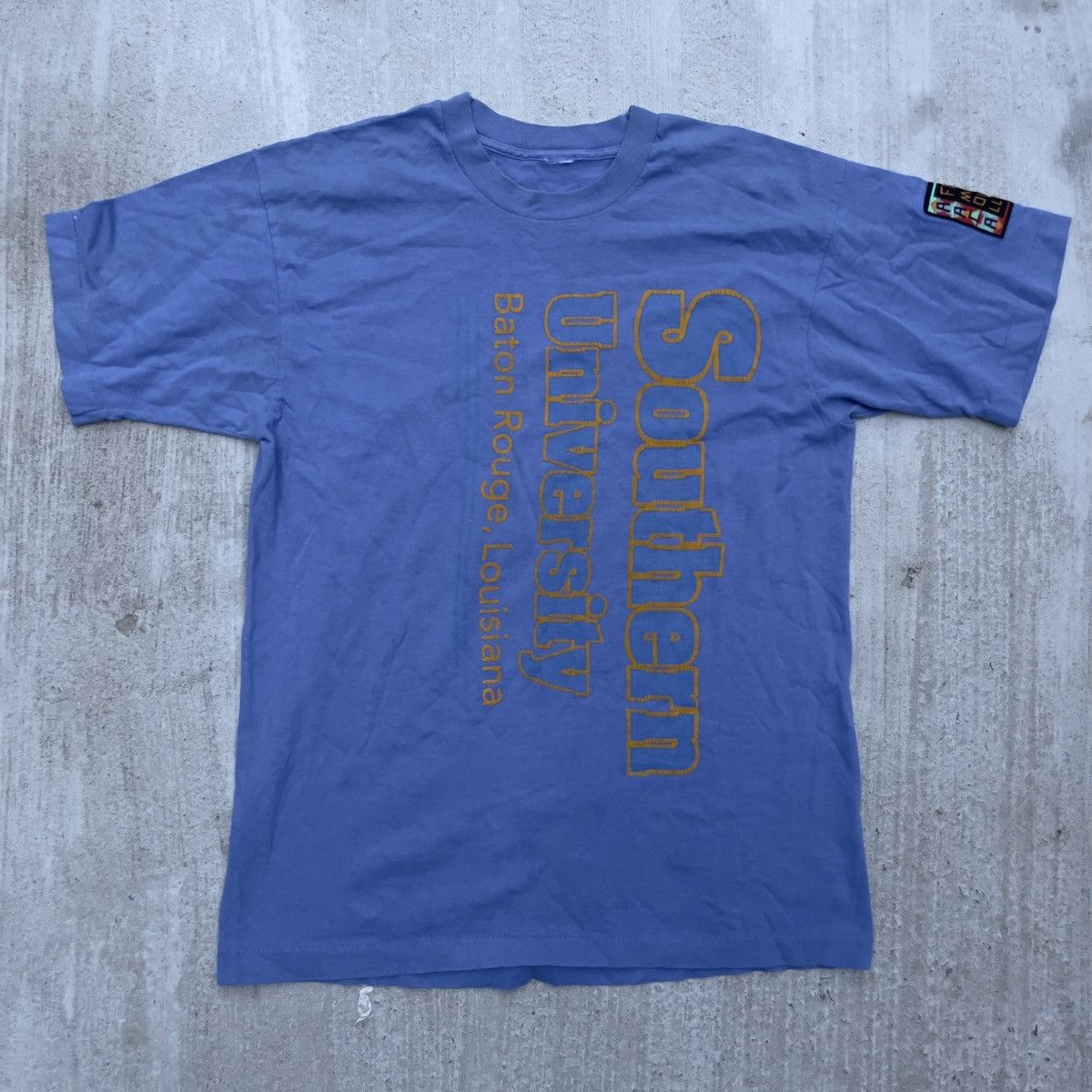 Vintage Vintage 90s SOUTHERN UNIVERSITY Single Stitch Shirt Size US L / EU 52-54 / 3 - 1 Thumbnail
