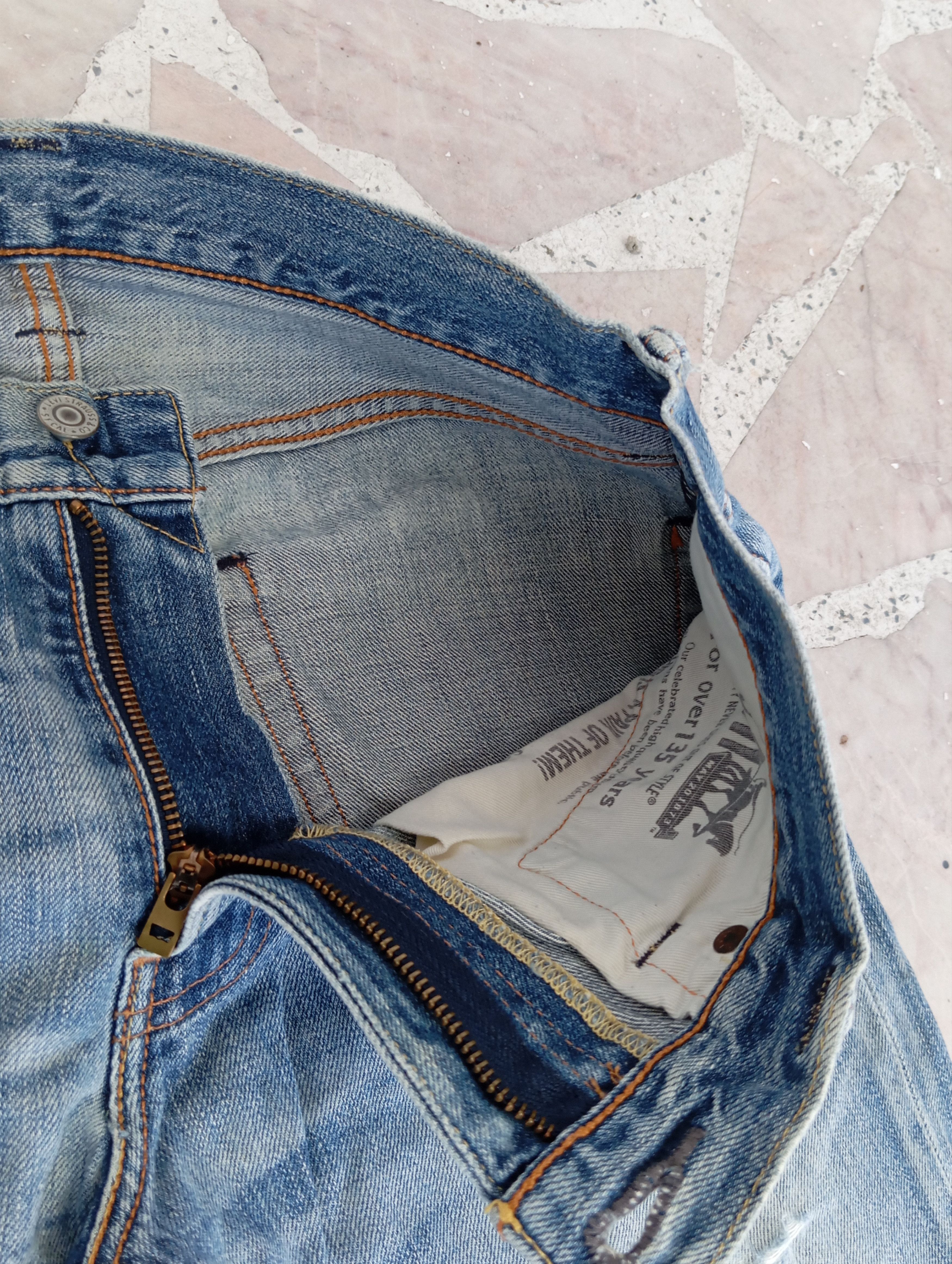 Levi's × Vintage Fair Distressed Levis Vintage Denim light blue with 502 tab Size US 31 - 5 Thumbnail