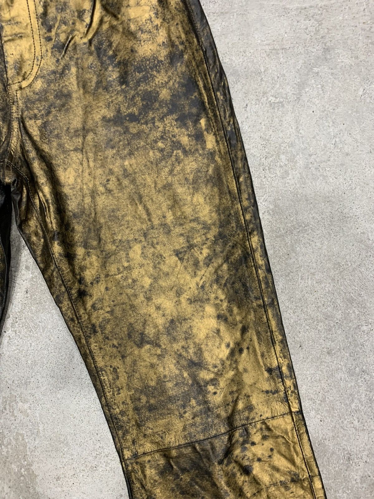 Roberto Cavalli ROBERTO CAVALI BROWN METALIC PANTS Size US 29 - 4 Thumbnail