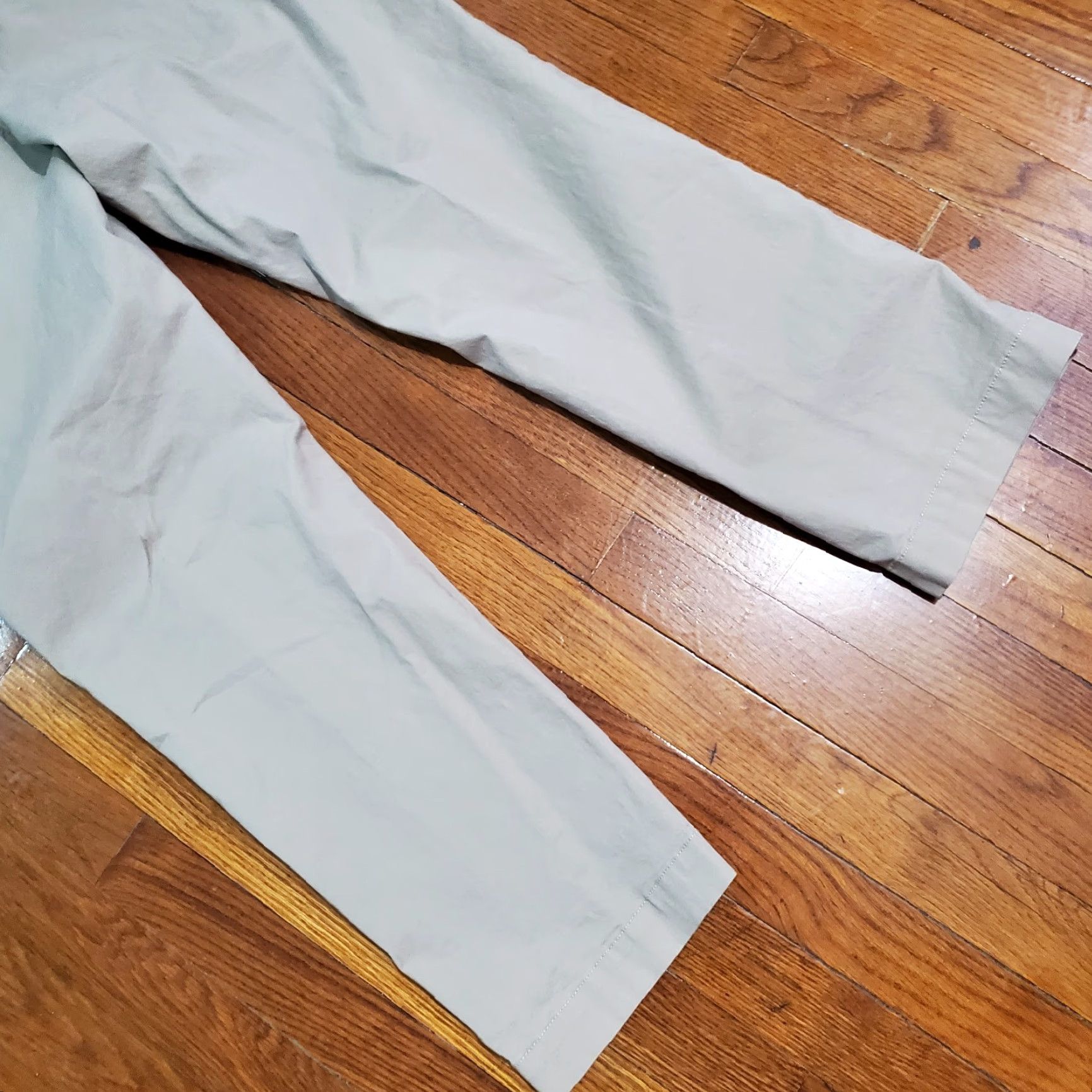 Vintage Rowm Pants Mens Beige Chino Tailored Straight Leg 38x30 Size US 38 / EU 54 - 2 Thumbnail