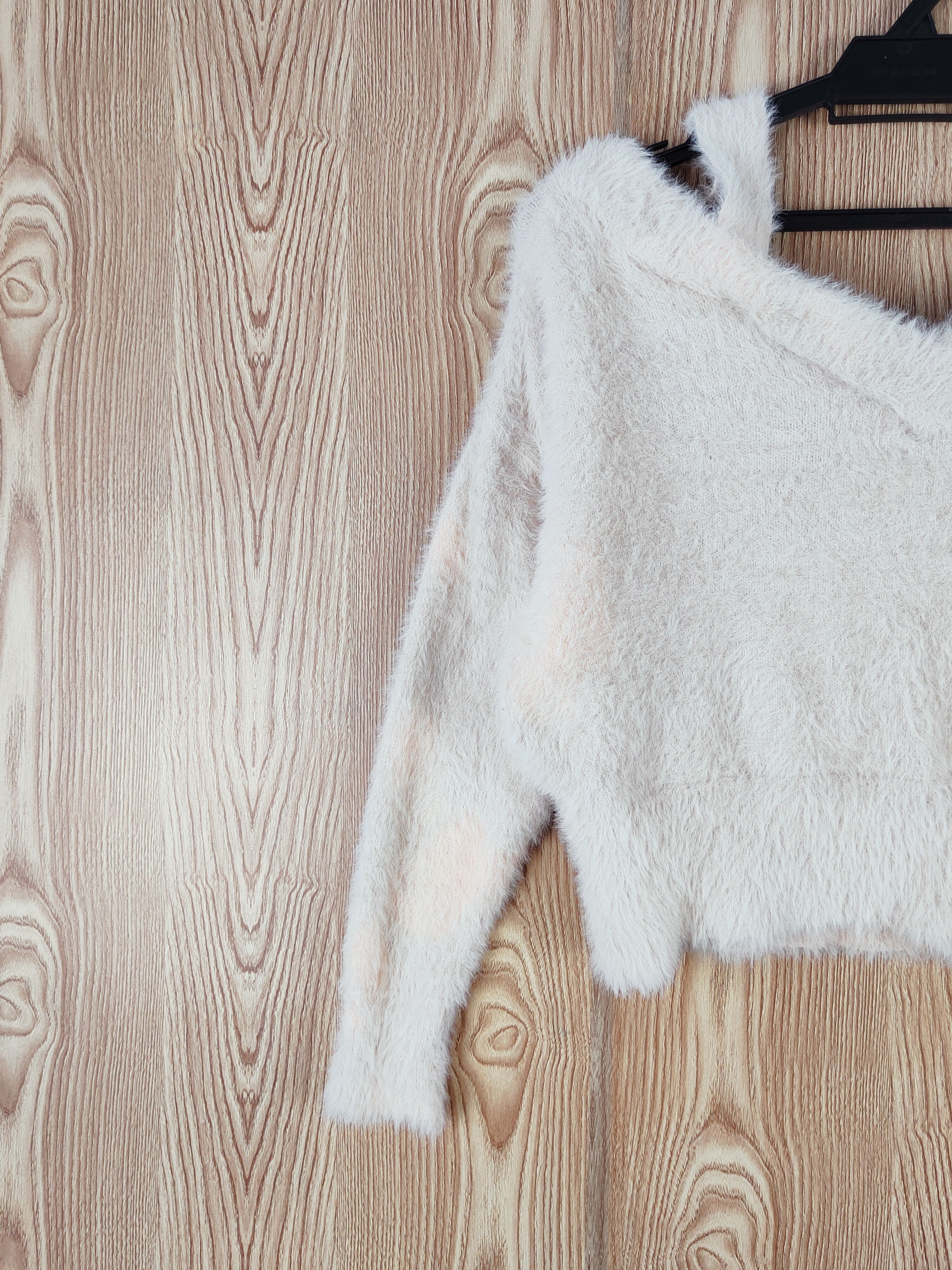 Japanese Brand × Lip Service × Vintage Lip Service Orange Faded Fur Mohair Knitwear Crop Tops Size M / US 6-8 / IT 42-44 - 8 Thumbnail