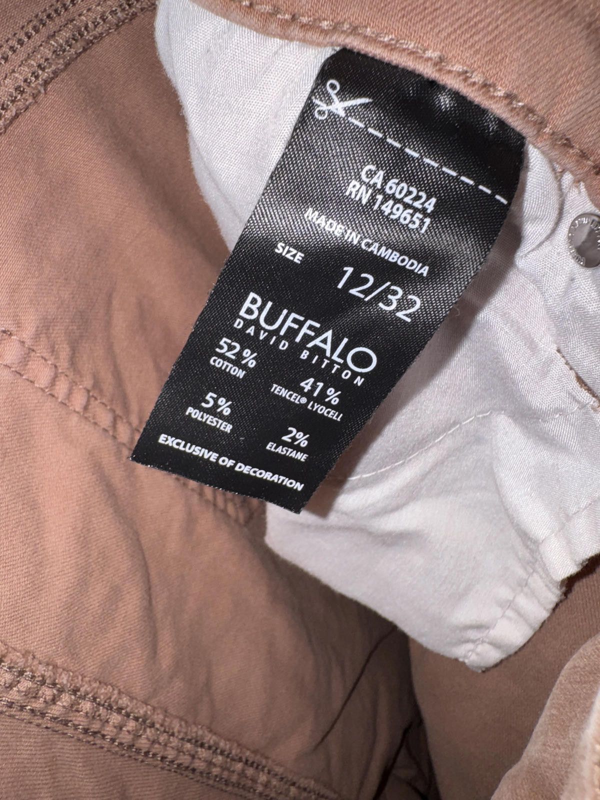 Buffalo David Bitton Buffalo Women's 12/32 Hanna High Rise Brown Skinny Jeans Size 34" / US 12 / IT 48 - 3 Thumbnail