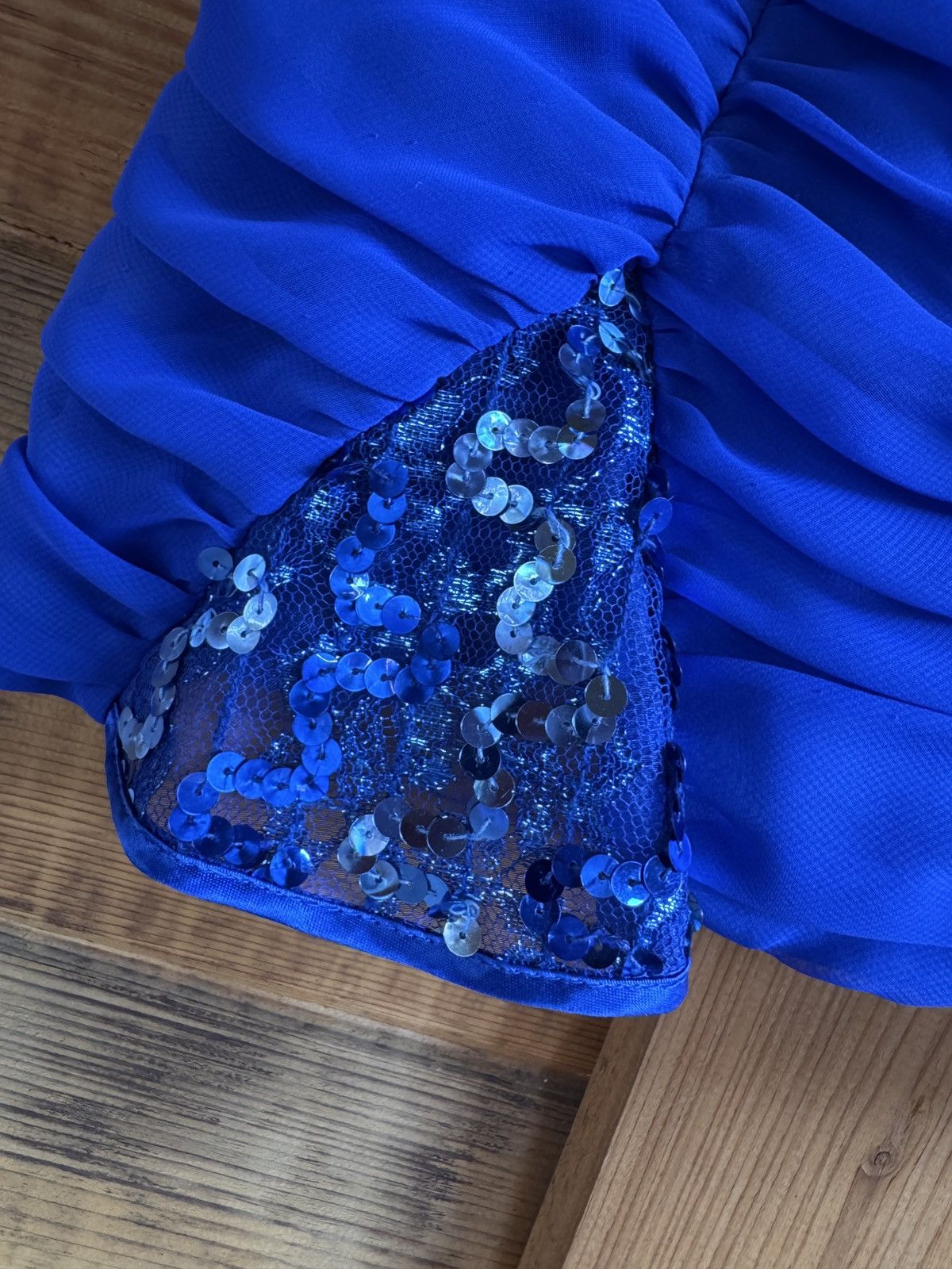 Designer × Vintage Unique Cocktail Hoffmann vintage top corset sequins Size XL / US 12-14 / IT 48-50 - 5 Thumbnail