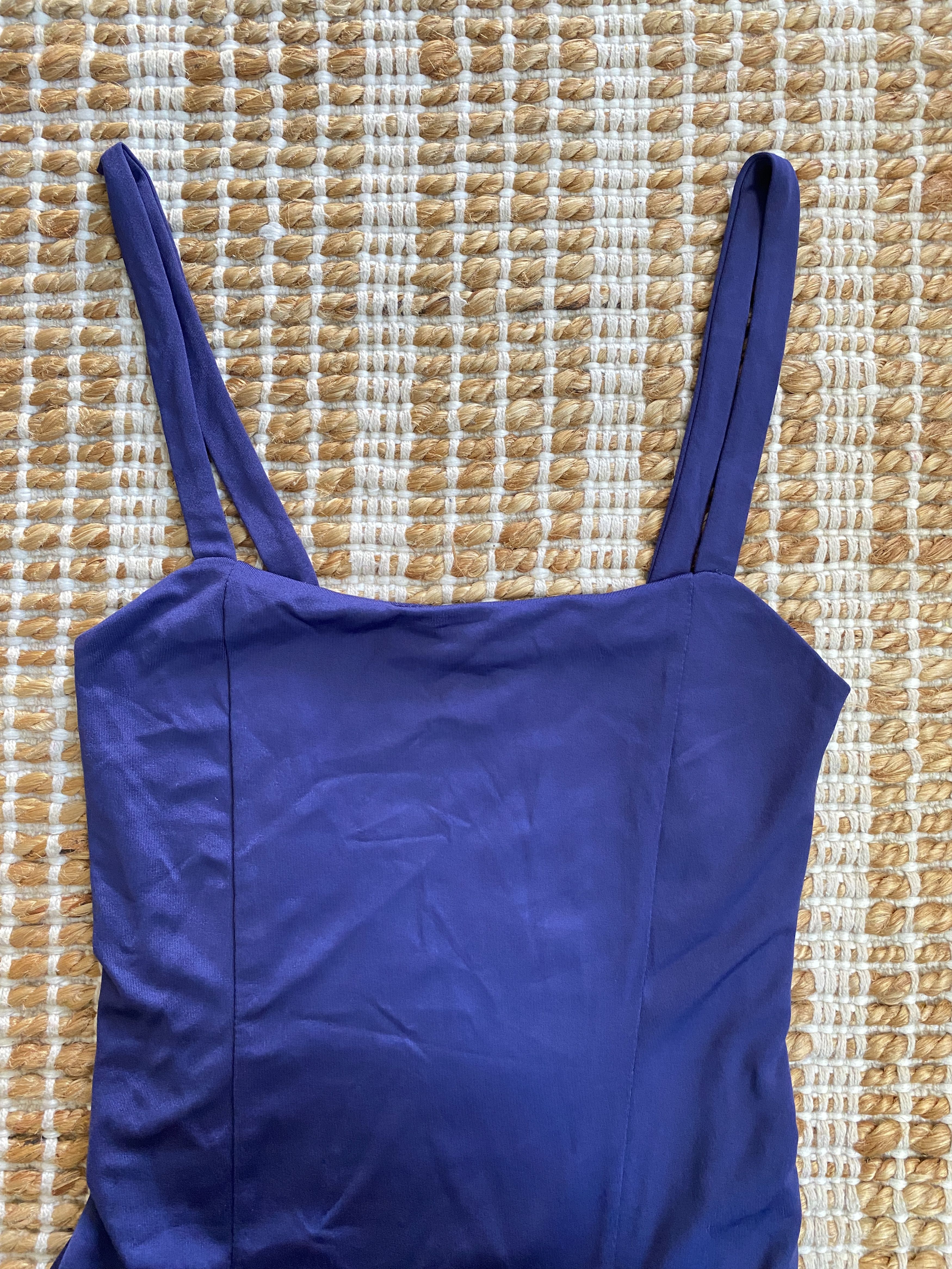 Forever 21 Forever 21 Royal Blue Bodysuit with Snap Closure Size S / US 4 / IT 40 - 7 Thumbnail
