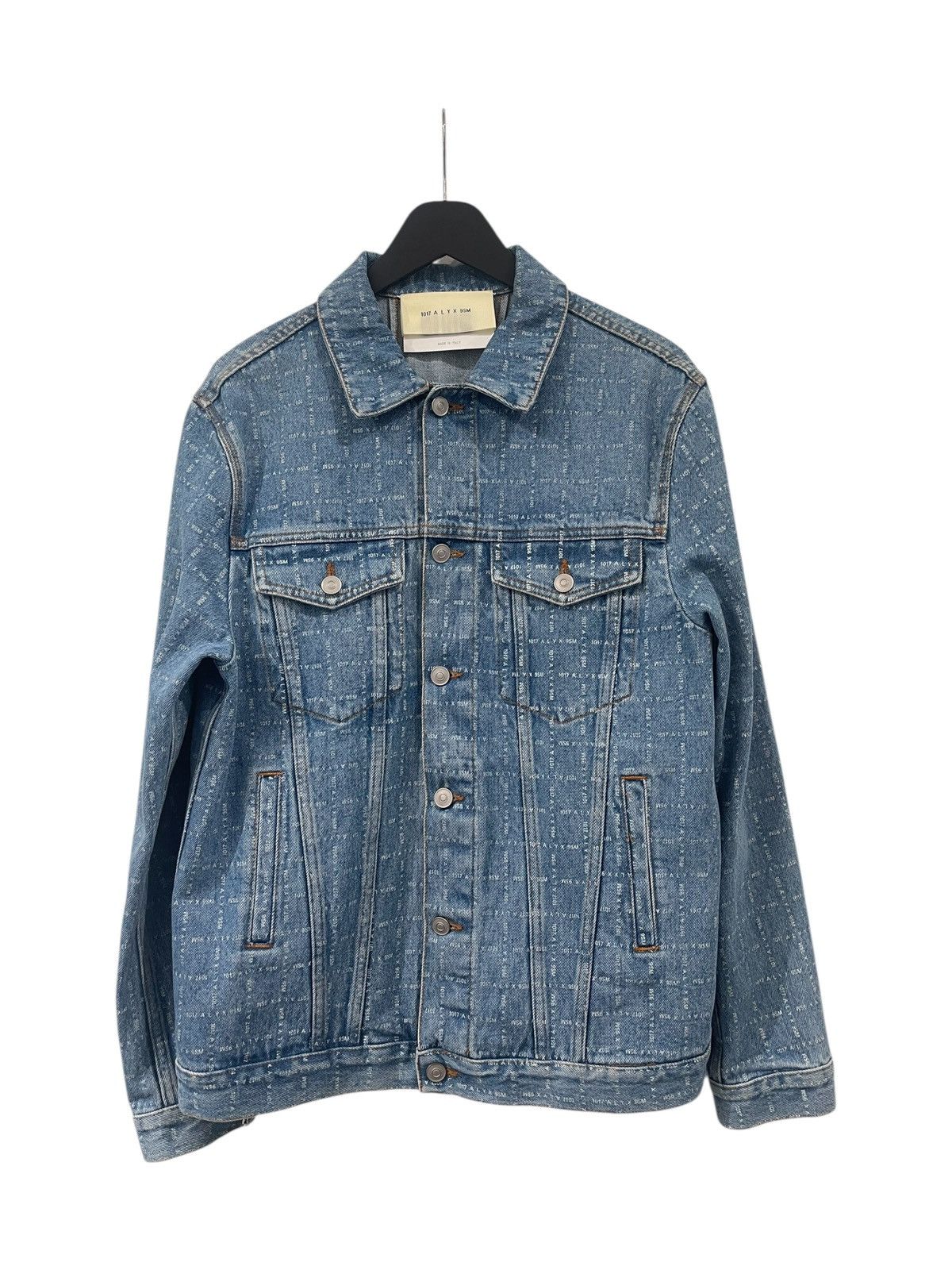 1017 ALYX 9SM × Alyx Alyx Logo Print Denim Jacket Size S Size US S / EU 44-46 / 1 - 1 Thumbnail