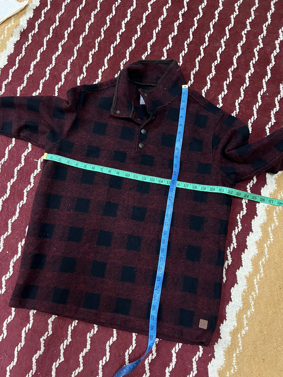 Vintage VINTAGE JOHN WAYNE HALF BUTTON FLEECE Size US M / EU 48-50 / 2 - 7 Thumbnail