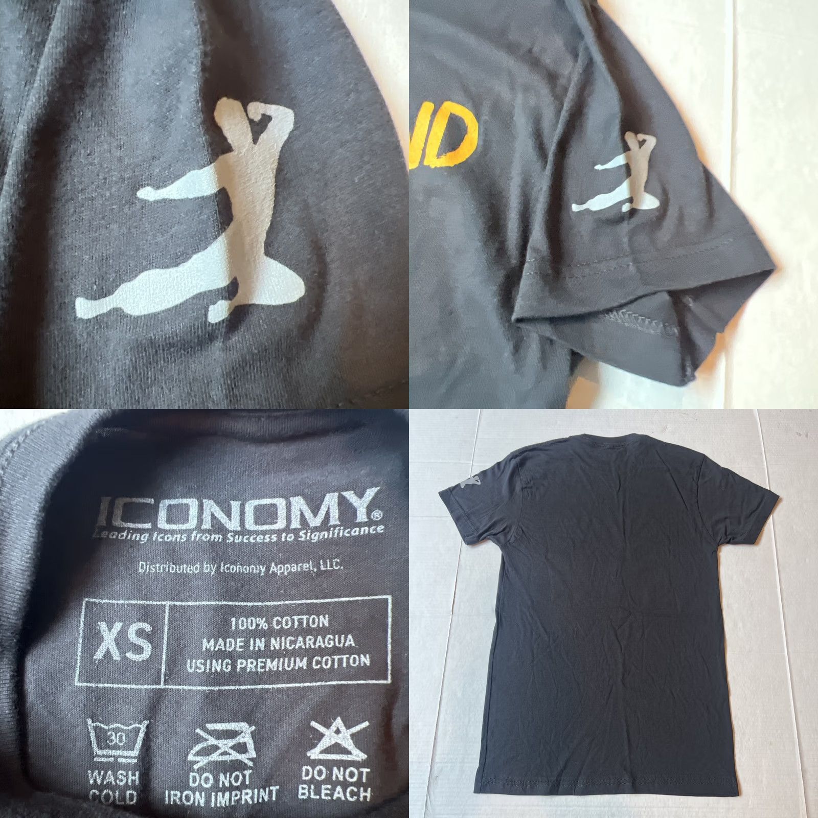 Lee VINTAGE Kareem Abdul-Jabbar & Bruce Lee Make A Friend Iconomy Shirt XS Gray Rare New Shirt Adult XS Gray Graphic Print 90s Civil Rights Mens Size US XS / EU 42 / 0 - 8 Thumbnail