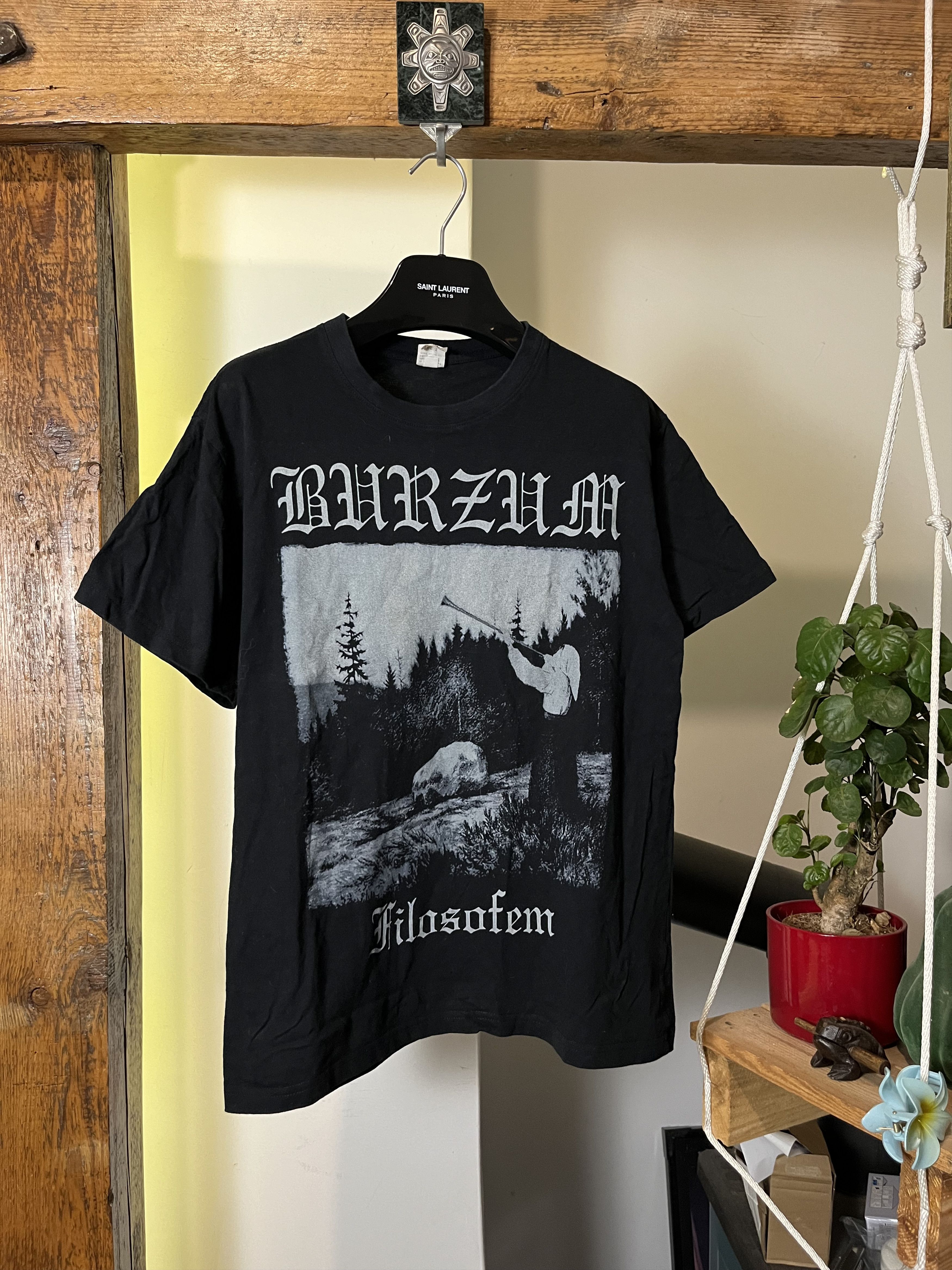 Band Tees × Vintage Rare Burzum Filosofem Black Metal Band Tee Size US M / EU 48-50 / 2 - 1 Thumbnail