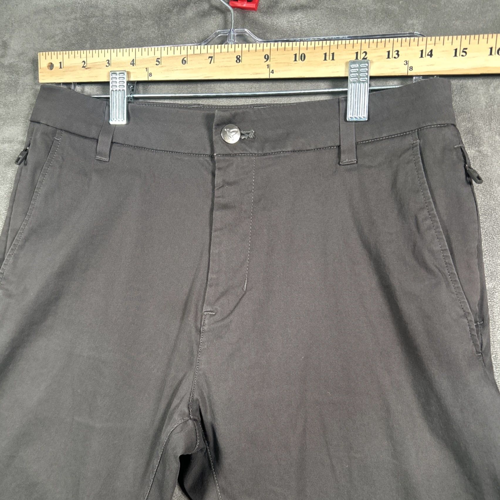 Vintage Birddogs Pants Mens 30x30 Dark Gray Khaki Chino Stretch Pockets Golf Shirt Size US 30 / EU 46 - 3 Thumbnail