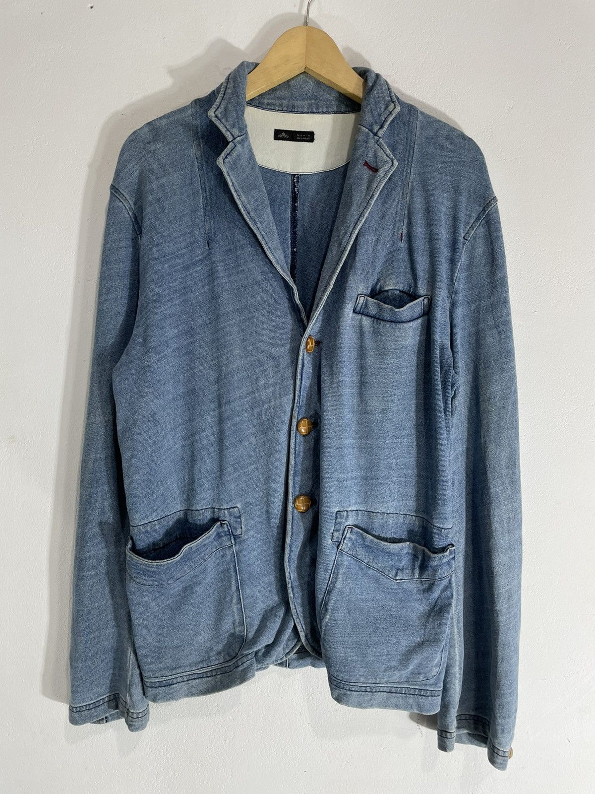 Melrose Distressed Jacket Oldman issey yohji kapital style