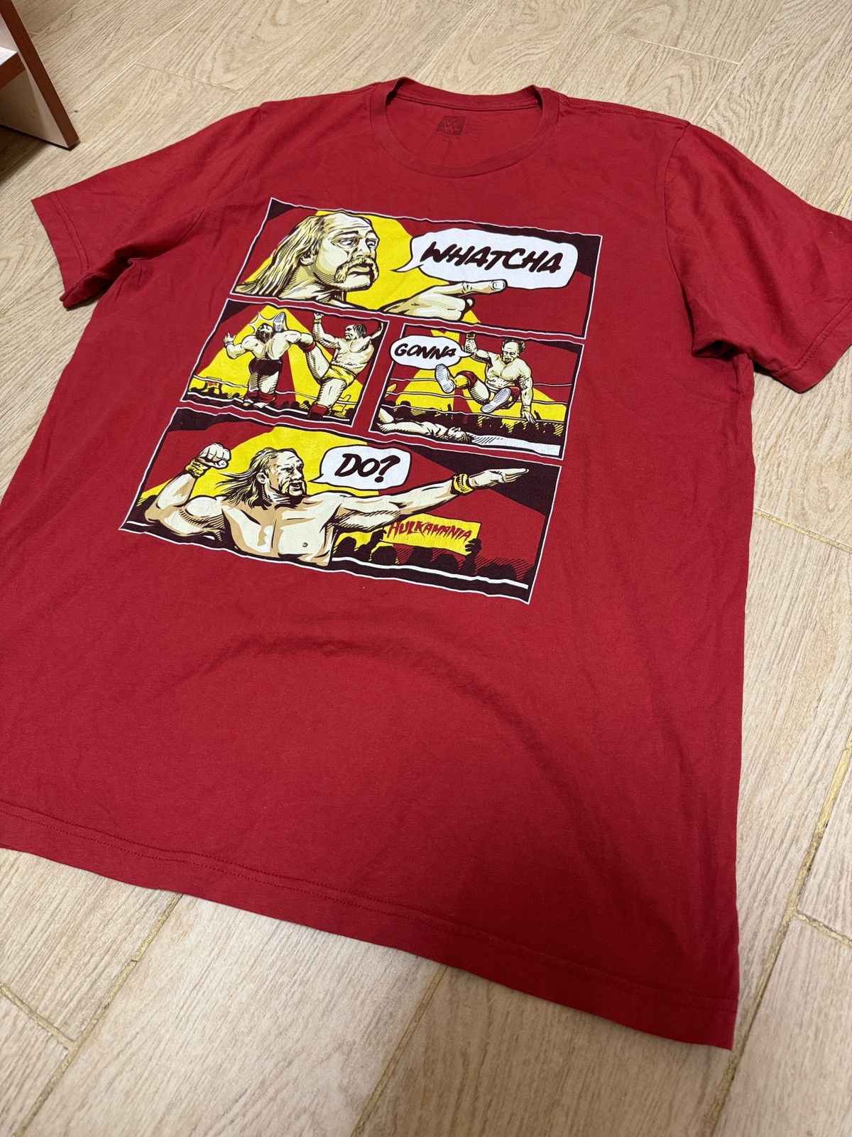 Vintage × WWE WWE Hulk Hogan “Watcha Gonna Do?” distressed vintage t shirt Size US XL / EU 56 / 4 - 2 Thumbnail