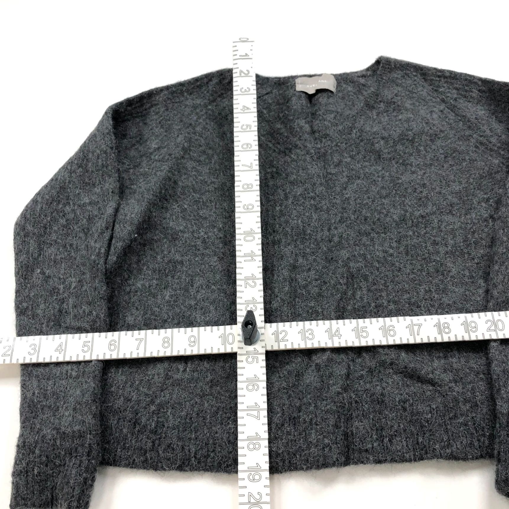 Everlane Everlane Alpaca Small Women’s V-Neck Pullover Sweater Gray Size S / US 4 / IT 40 - 7 Thumbnail