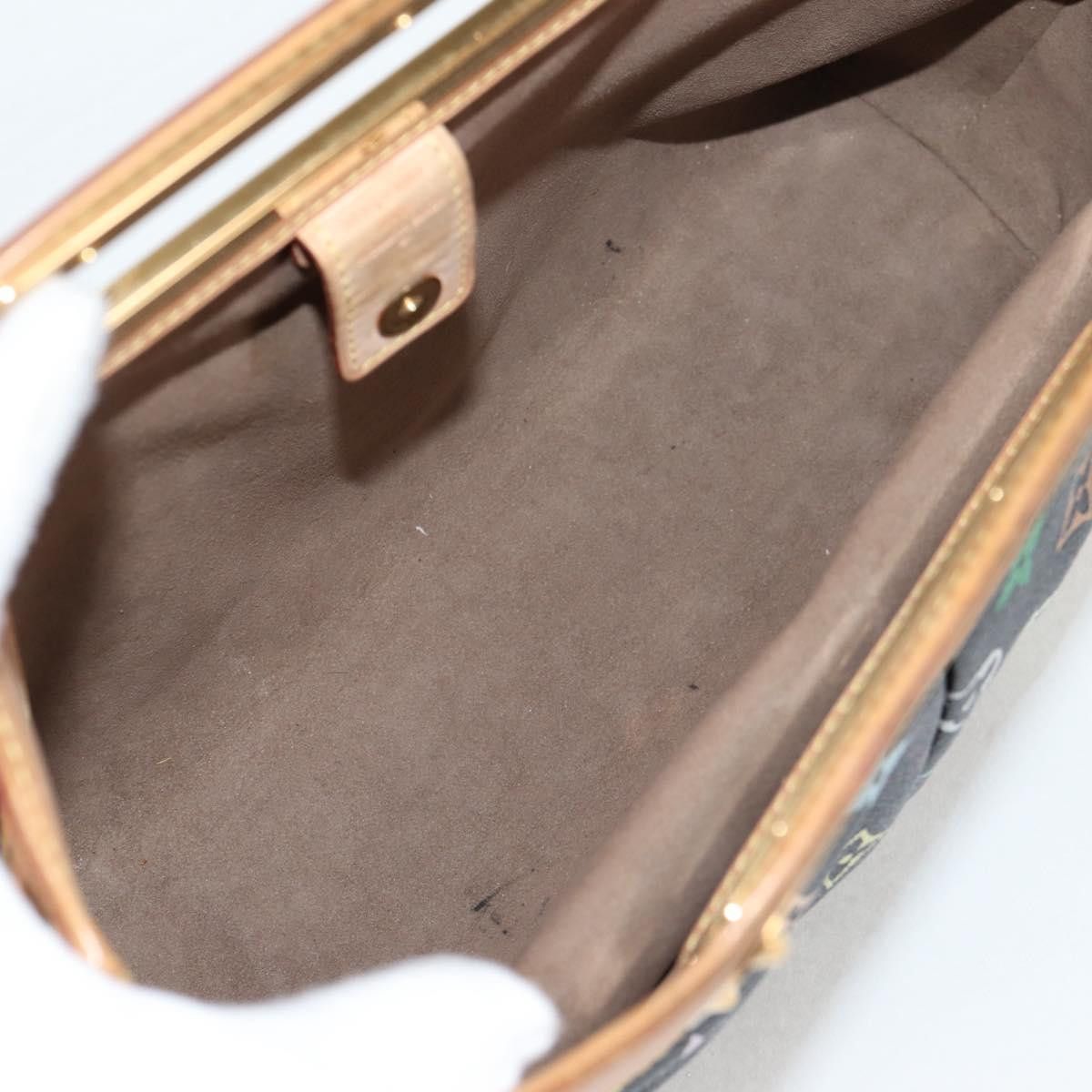 Louis Vuitton LOUIS VUITTON Monogram Multicolor Judy MM Bag Black M40256 Size ONE SIZE - 10 Thumbnail