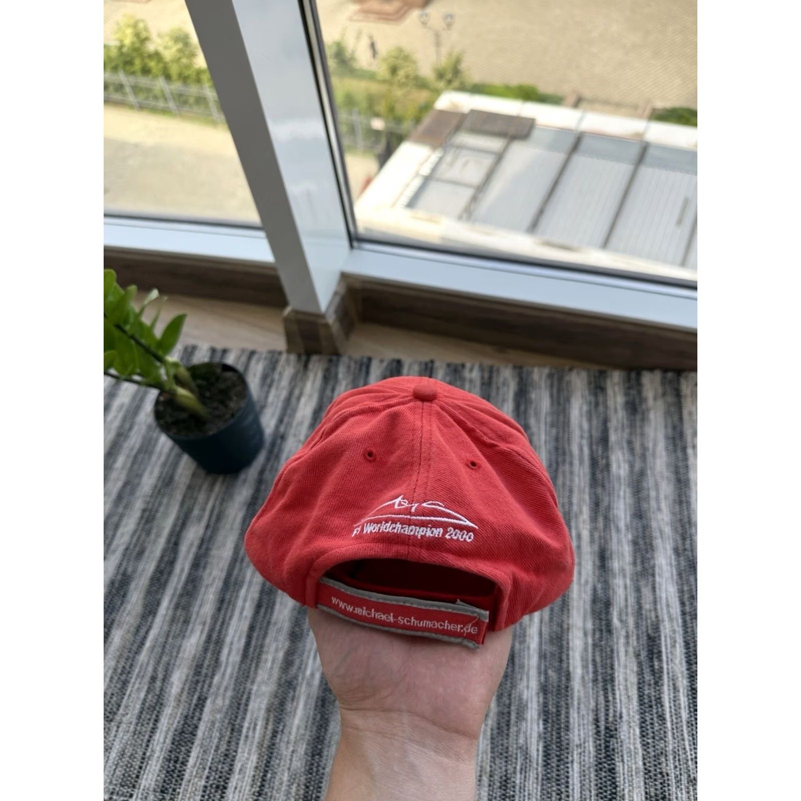 Ferrari FERRARI Vintage Racing Cap Hat Michael Schumacher Cap 90s Snapback Racing Cap Red Mens One Size Size ONE SIZE - 5 Thumbnail