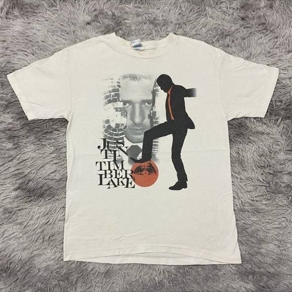 Band Tees Justin timberlake raptee solo singer band vintage Y2K Size US M / EU 48-50 / 2 - 1 Thumbnail