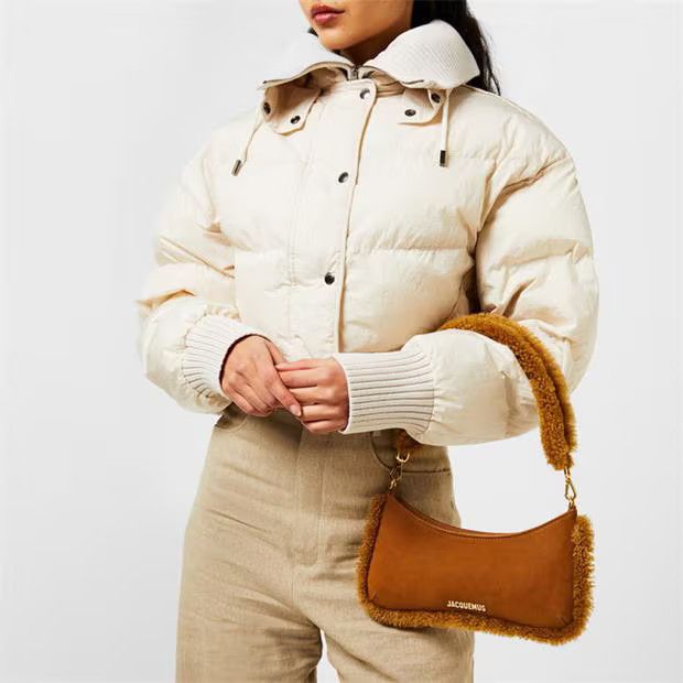 Jacquemus o1g2r1mq1024 Courte Puffer Jacket in Cream Size M / US 6-8 / IT 42-44 - 3 Thumbnail