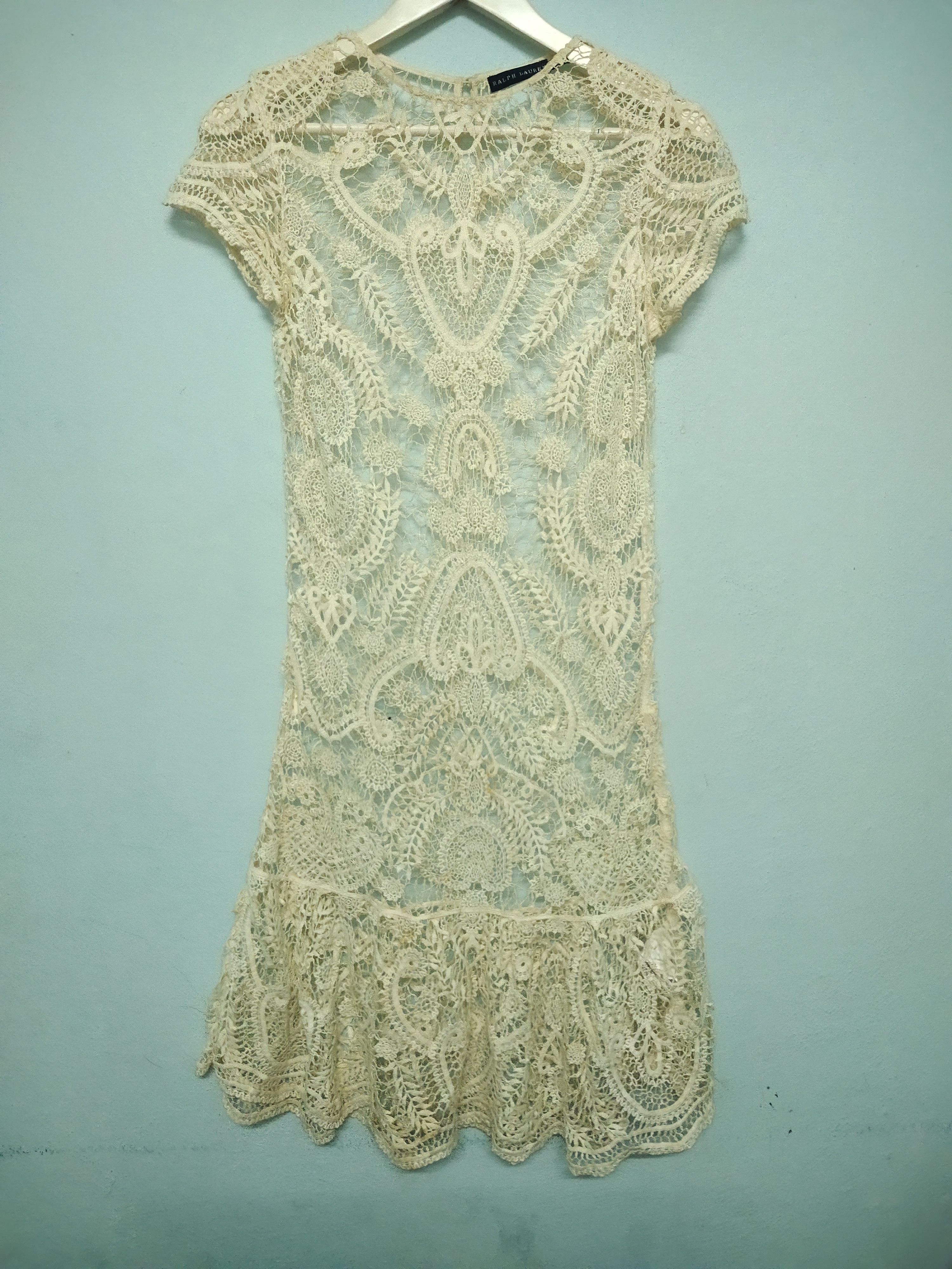 Ralph Lauren Ralph Lauren Crochet Dress Size XS / US 0-2 / IT 36-38 - 1 Thumbnail