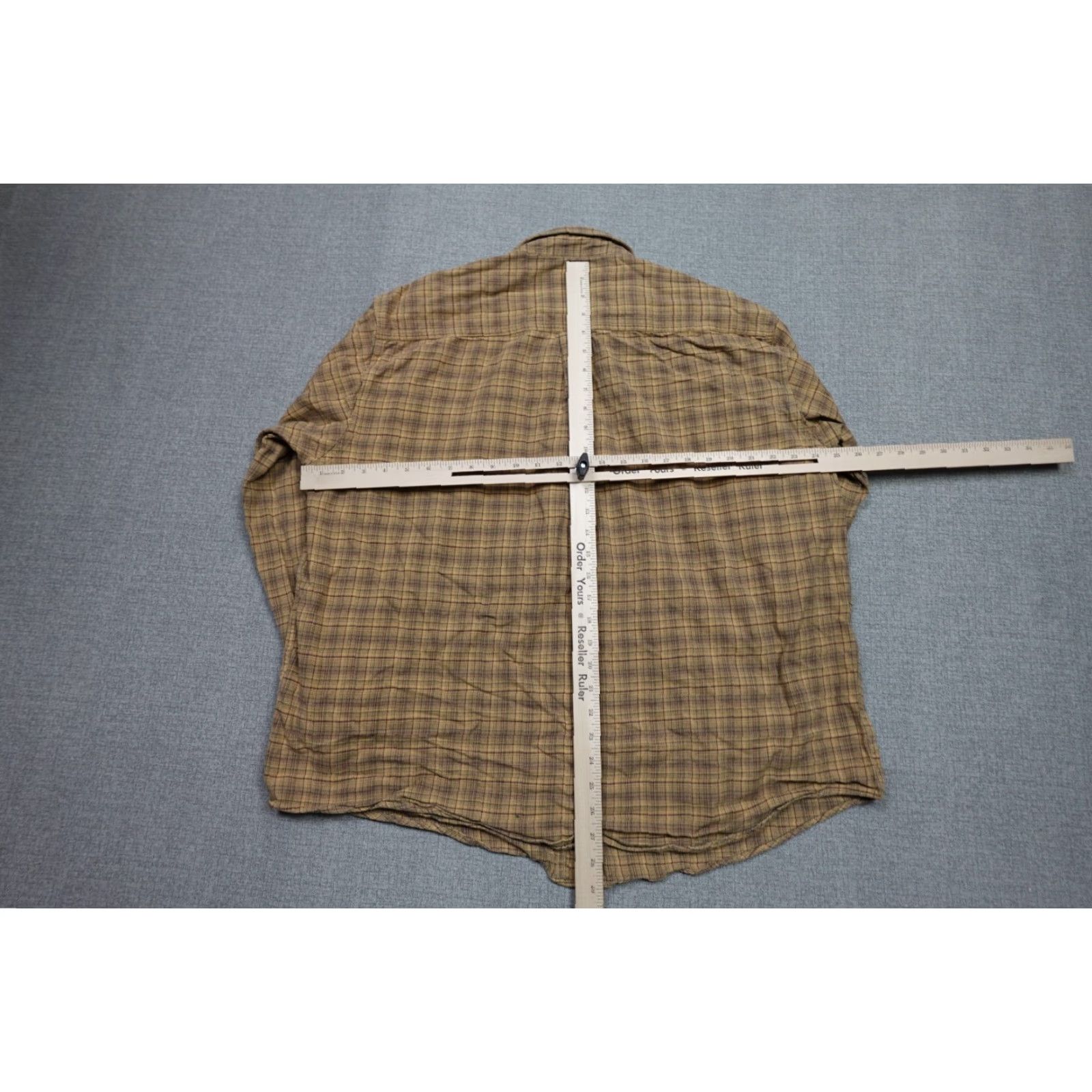 Carhartt Carhartt Button-Up Flannel Shirt Mens XL Brown Plaid Workwear S131GYL Size US XL / EU 56 / 4 - 5 Thumbnail