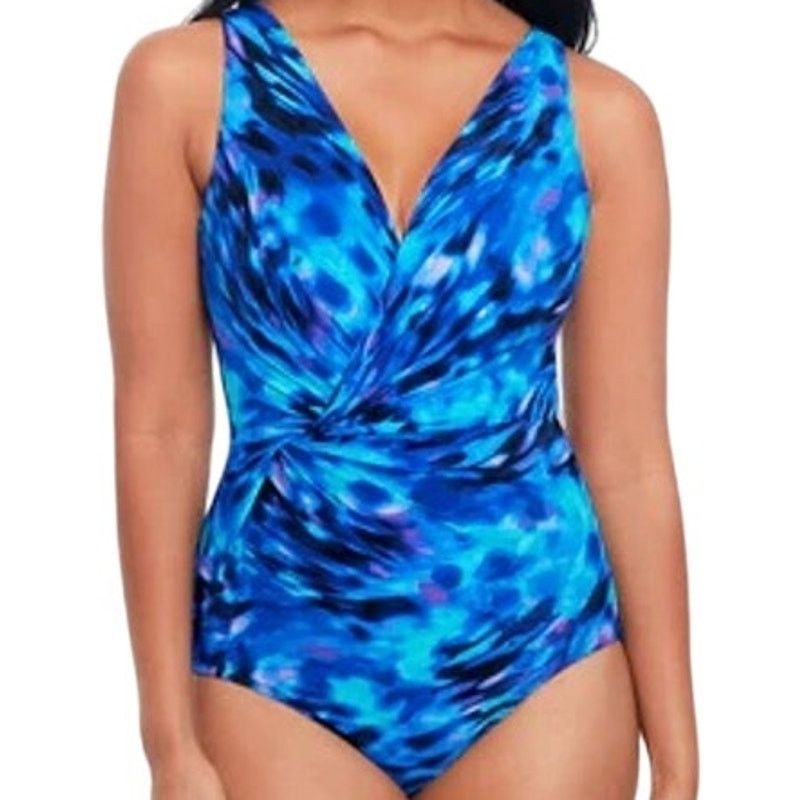 Other Miraclesuit Cloud Leopard Esmerelda One Piece Surplice 10 Size ONE SIZE - 1 Thumbnail