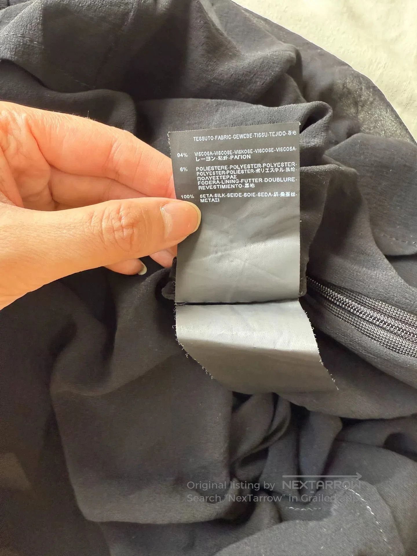 Saint Laurent Paris Saint Laurent YSL Black Bow Collar Dress. Size M / US 6-8 / IT 42-44 - 6 Thumbnail