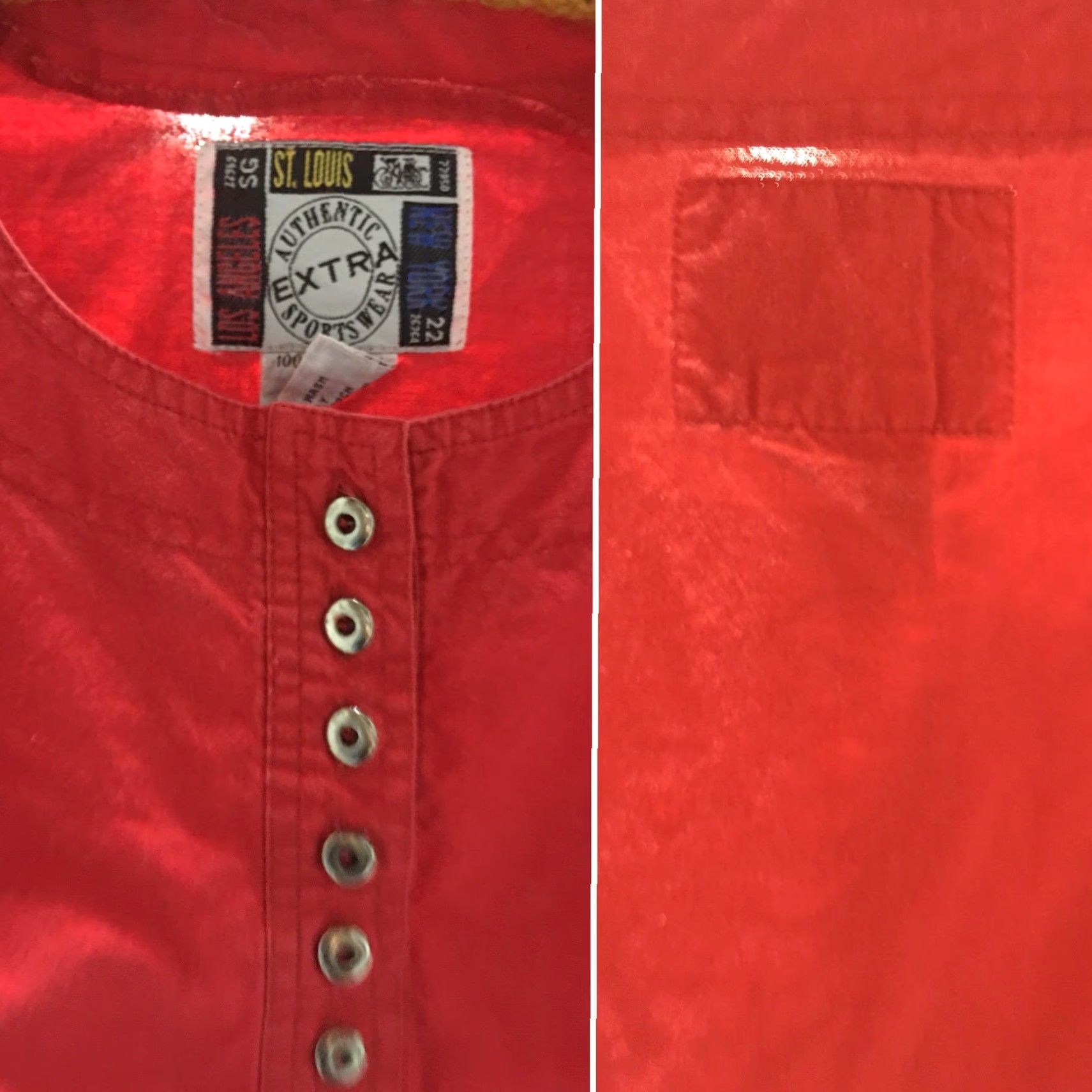 Vintage VINTAGE Authentic Extra Sportswear Crop Top T-Shirt Red 1980s S Personalized No Rainbow Look New Wave Mens Womens Boys Girls? Size S / US 4 / IT 40 - 6 Thumbnail