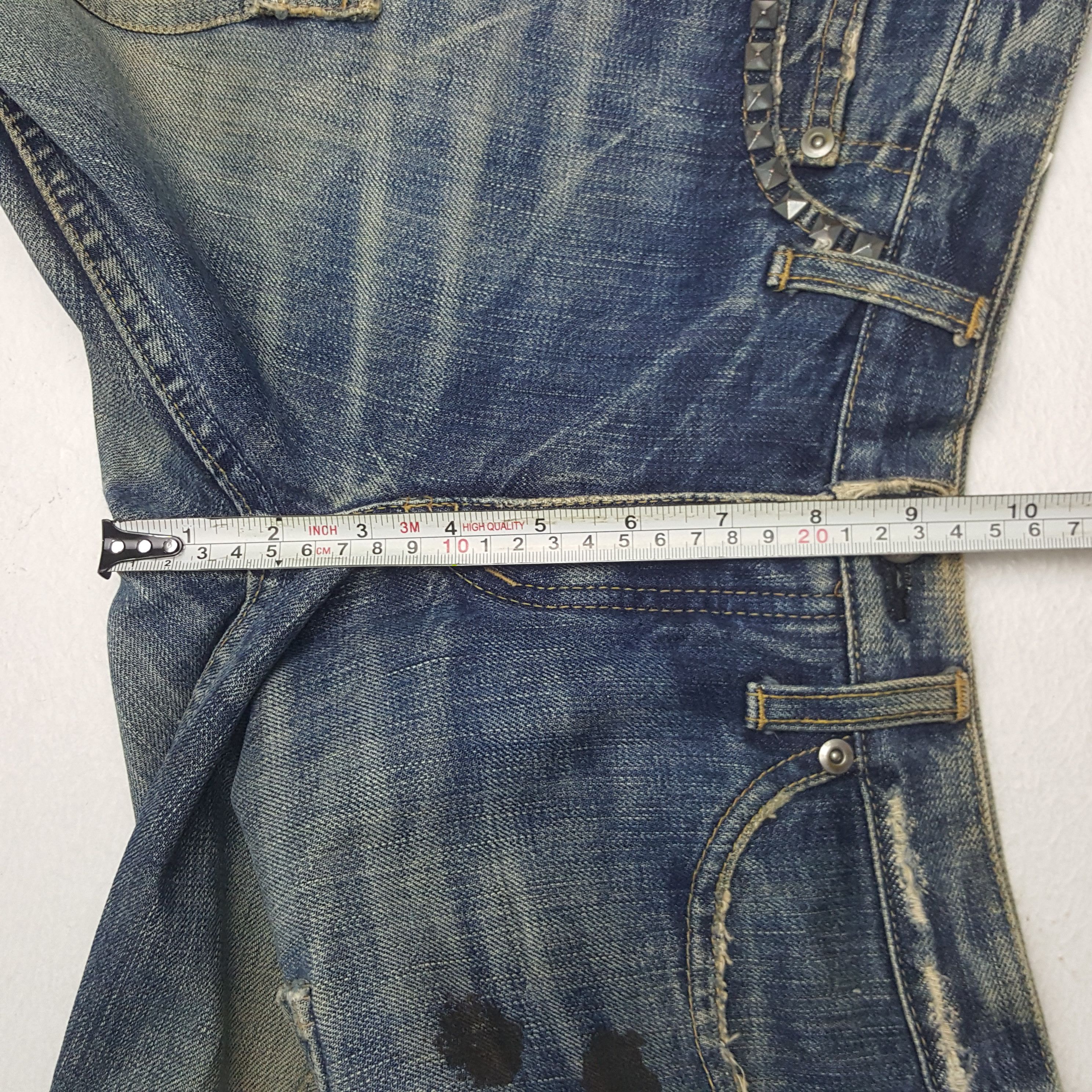 Hysteric Glamour × Japanese Brand × Vintage Vintage Hysteric Glamour Japan 3 Quaters Cargo Denim Jeans Size US 27 - 9 Thumbnail