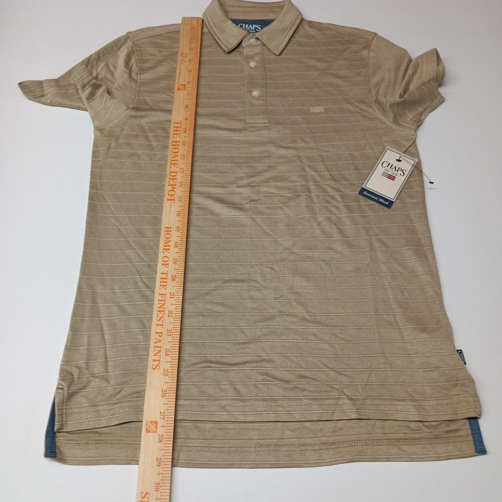 Chaps Chaps Milton Polo Shirt Men's S Desert Khaki Seacoast Wash Size US S / EU 44-46 / 1 - 5 Thumbnail