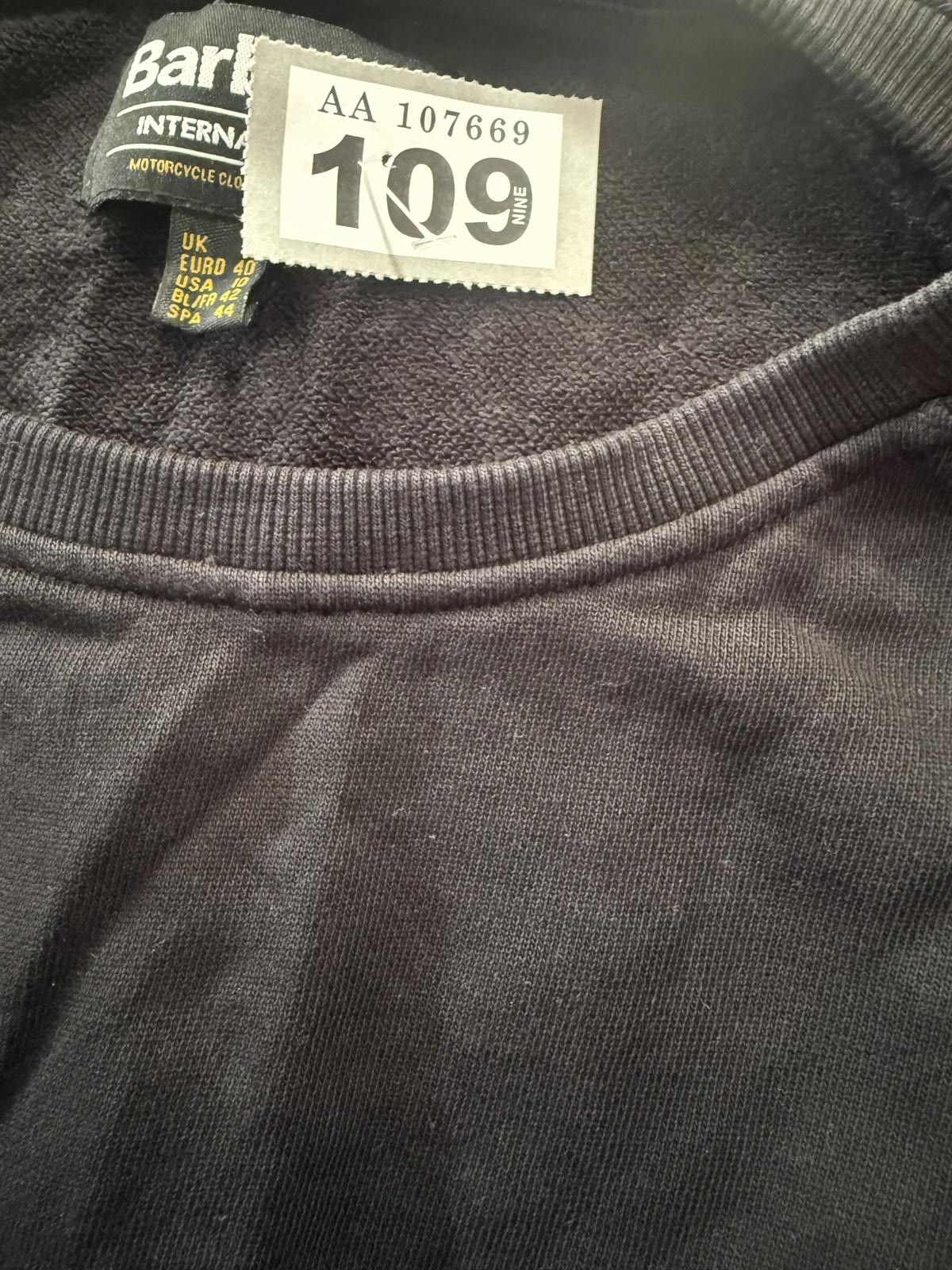Barbour Barbour International Black Sweatshirt Men's Size UK 40 Size US M / EU 48-50 / 2 - 2 Thumbnail