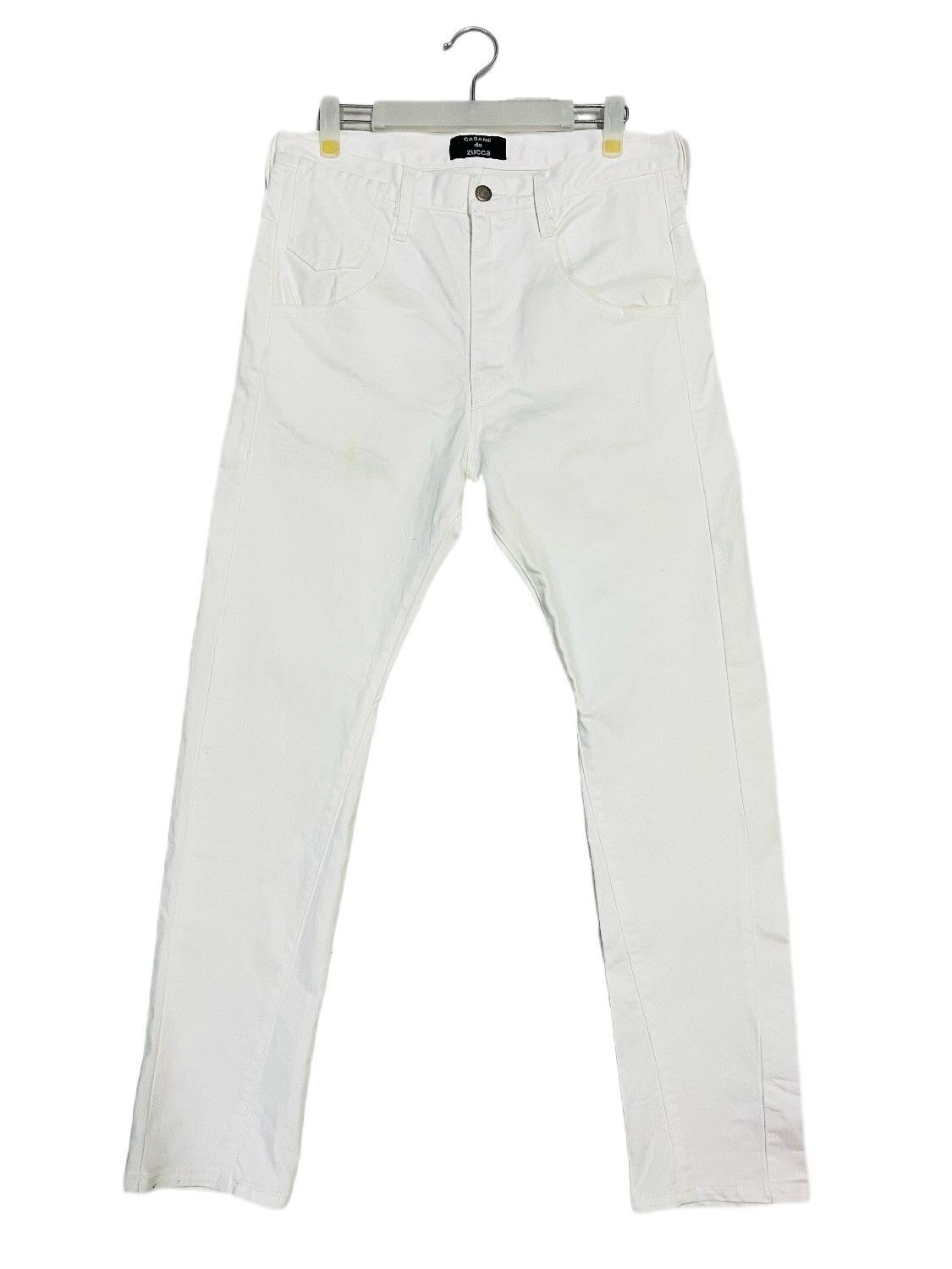 image of Vintage Cabane De Zucca Jeans Military Pants Design in White, Men's (Size 30)