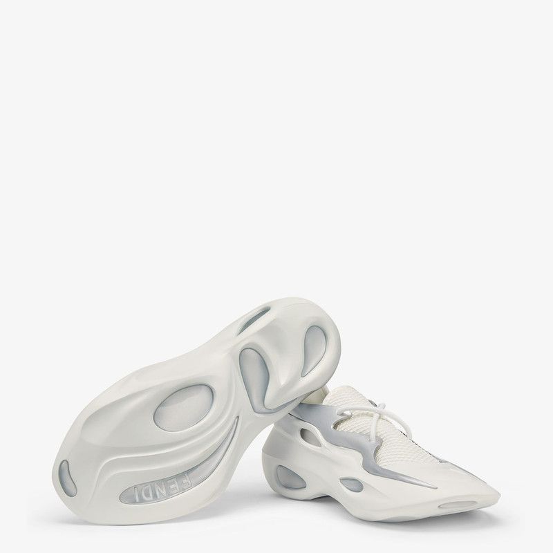 Fendi o1s1wg111225 Fendi Mad Sneakers in White Size US 7 / EU 40 - 3 Thumbnail