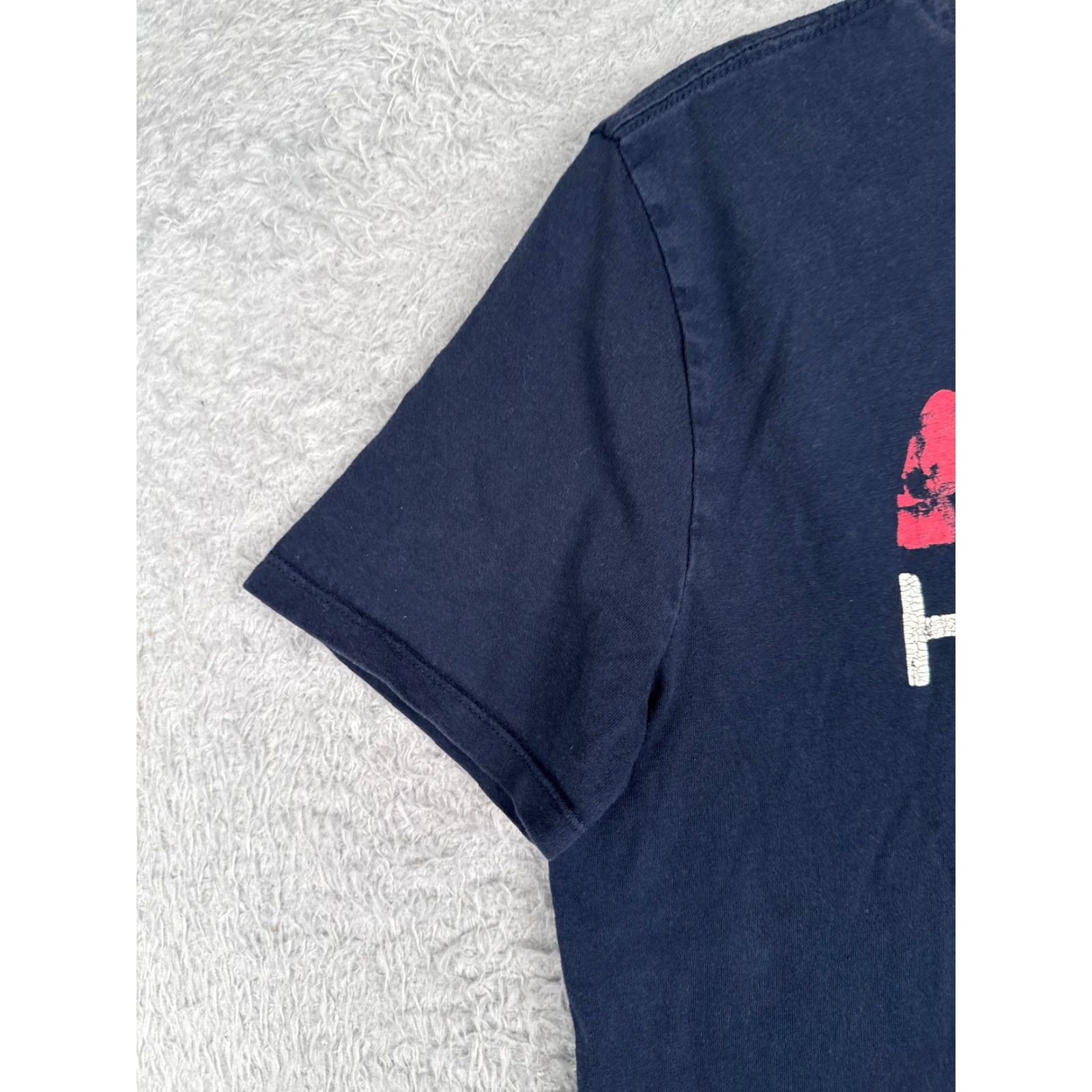 Tommy Hilfiger VINTAGE? No. Tommy Hilfiger Shirt Men S Petite Blue Crew Neck Cotton Blend Short Sleeve Logo Modern Fit Size US S / EU 44-46 / 1 - 3 Thumbnail