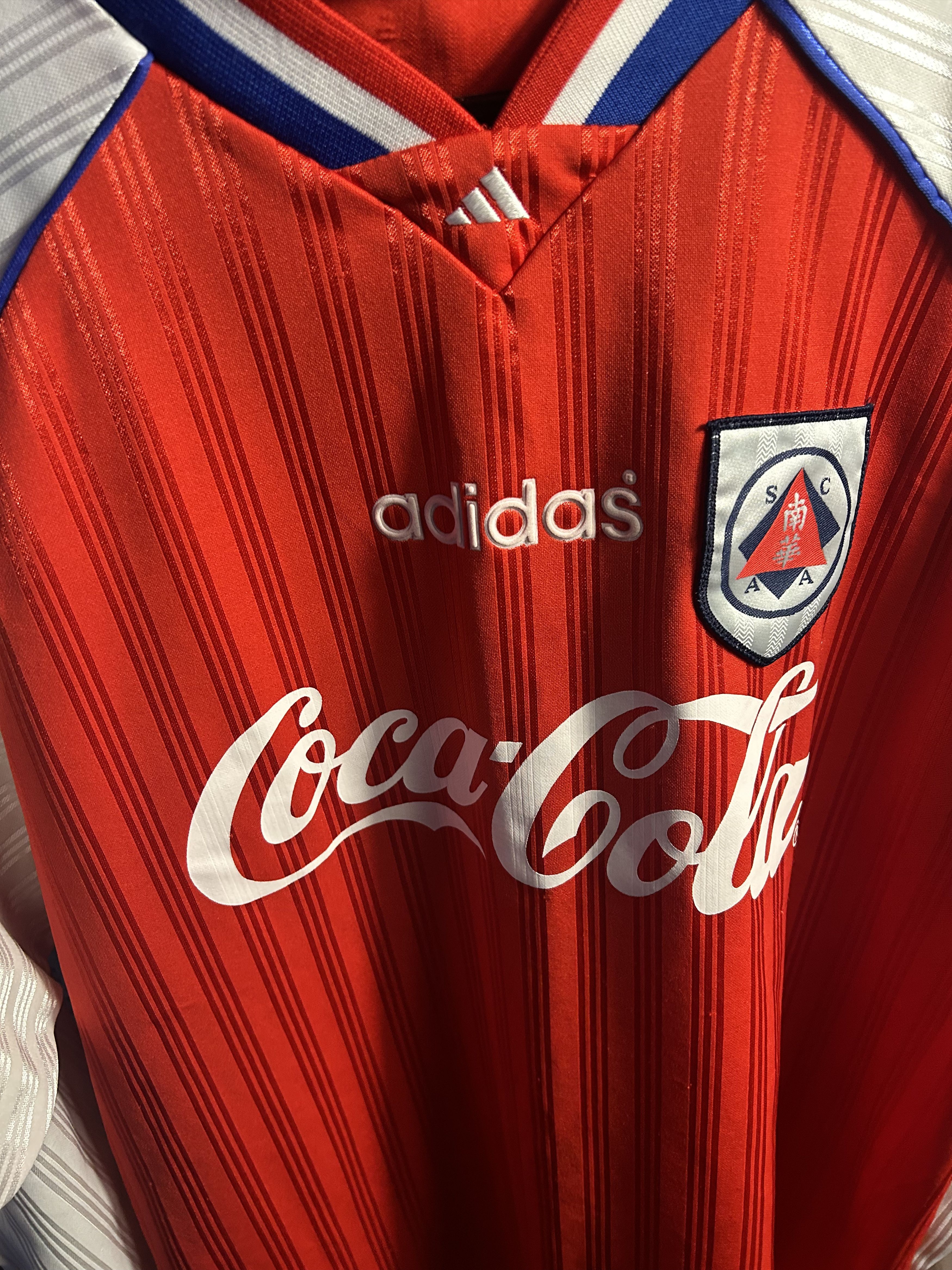 Adidas South China 1997/98 Home Jersey Size US XL / EU 56 / 4 - 4 Thumbnail