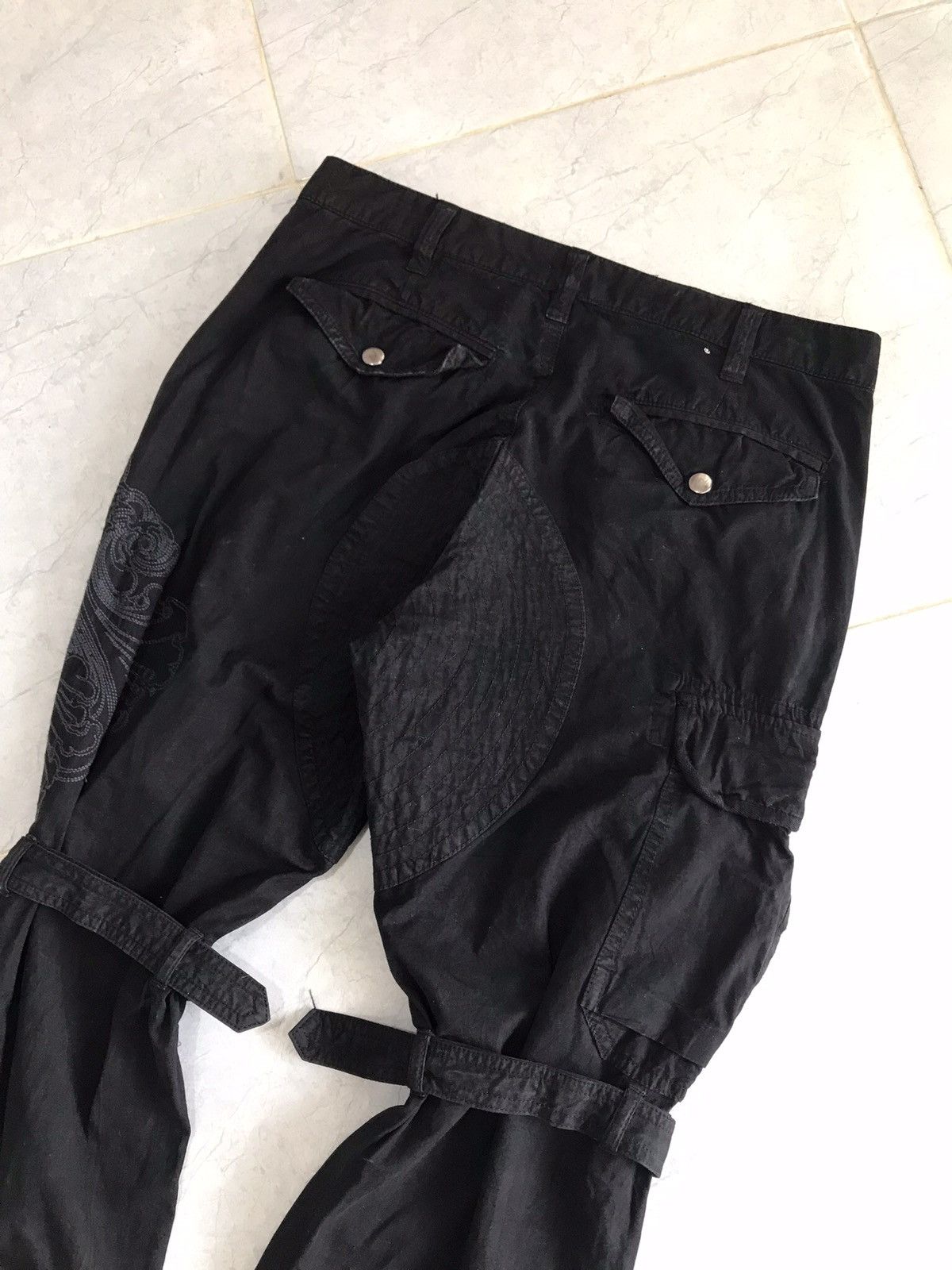14th Addiction Japanese brand three stones throw bondage pants Size US 30 / EU 46 - 6 Thumbnail
