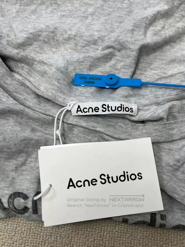 Acne Studios Acne Studios Logo Print Off-Shoulder Loose Fit Solid Color Size US M / EU 48-50 / 2 - 5 Thumbnail