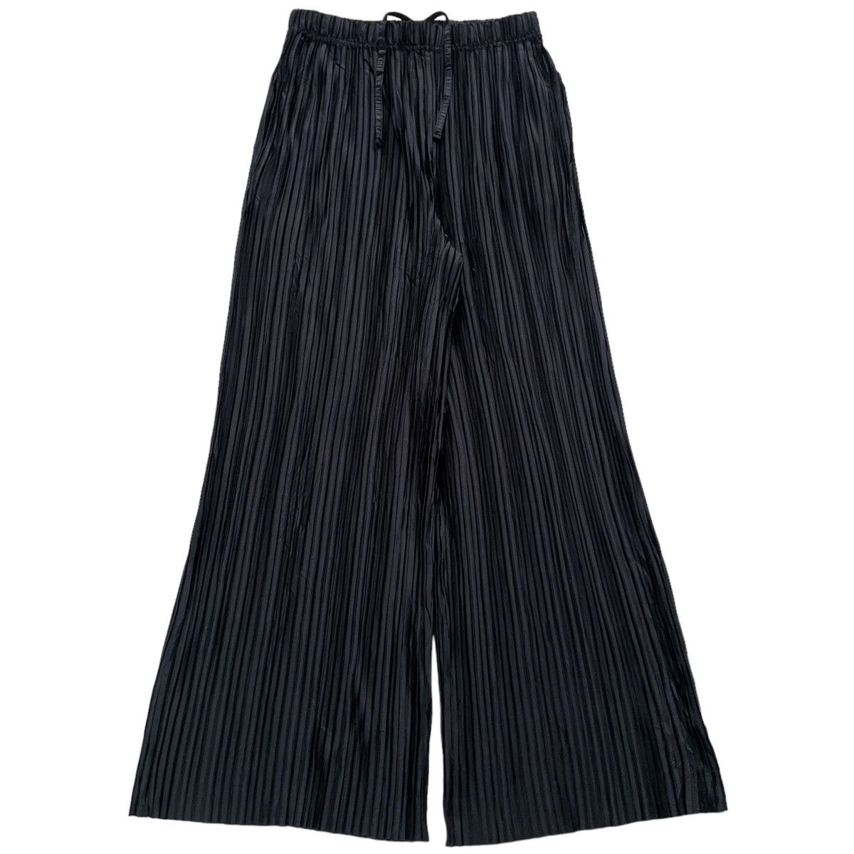 image of Issey Miyake x Vintage Honey Suckle Wide Leg Pleats Pants in Black, Men's (Size 32)