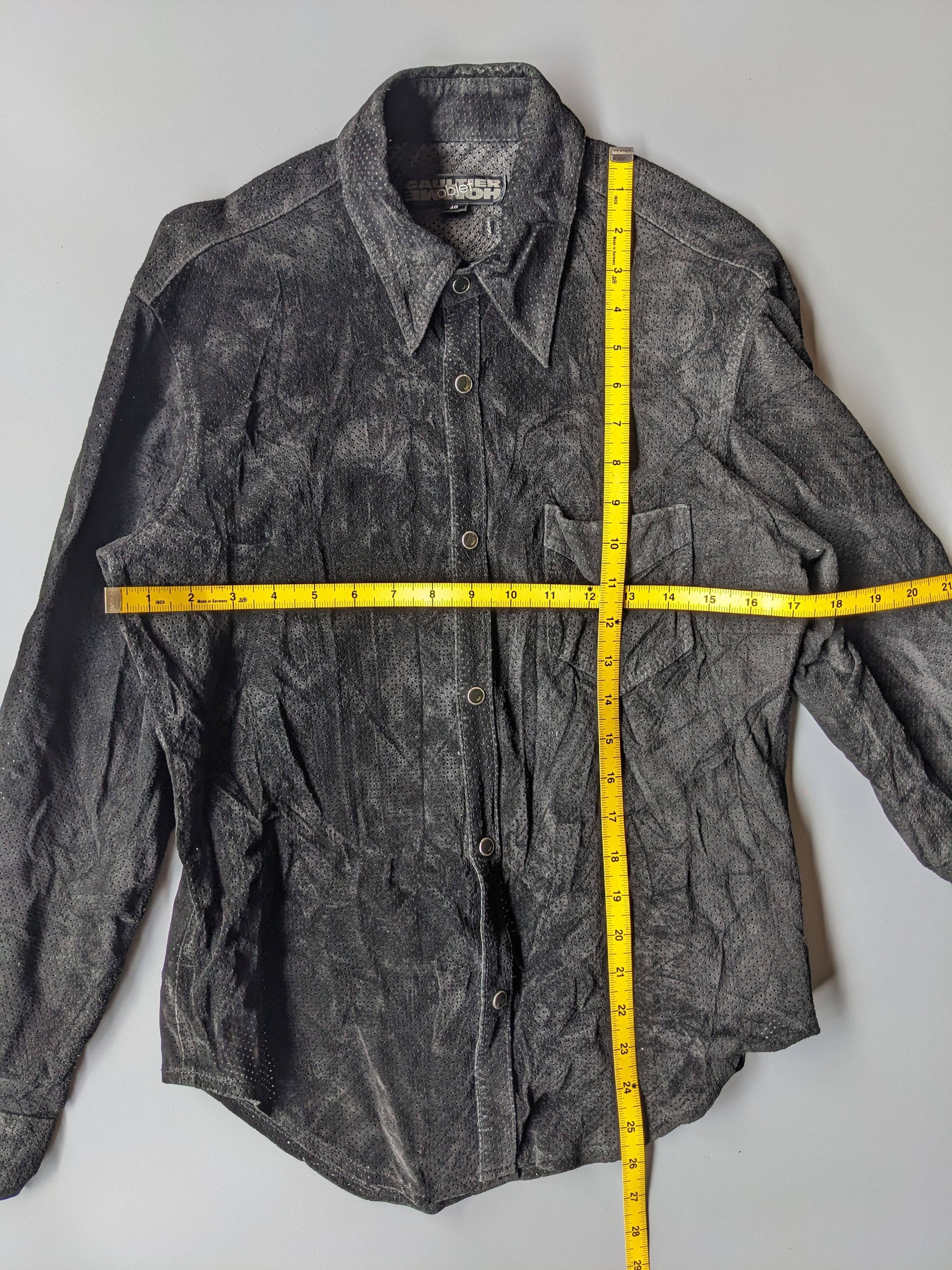 Jean Paul Gaultier Jean Paul Gaultier Objet mesh suede leather Size US M / EU 48-50 / 2 - 4 Thumbnail