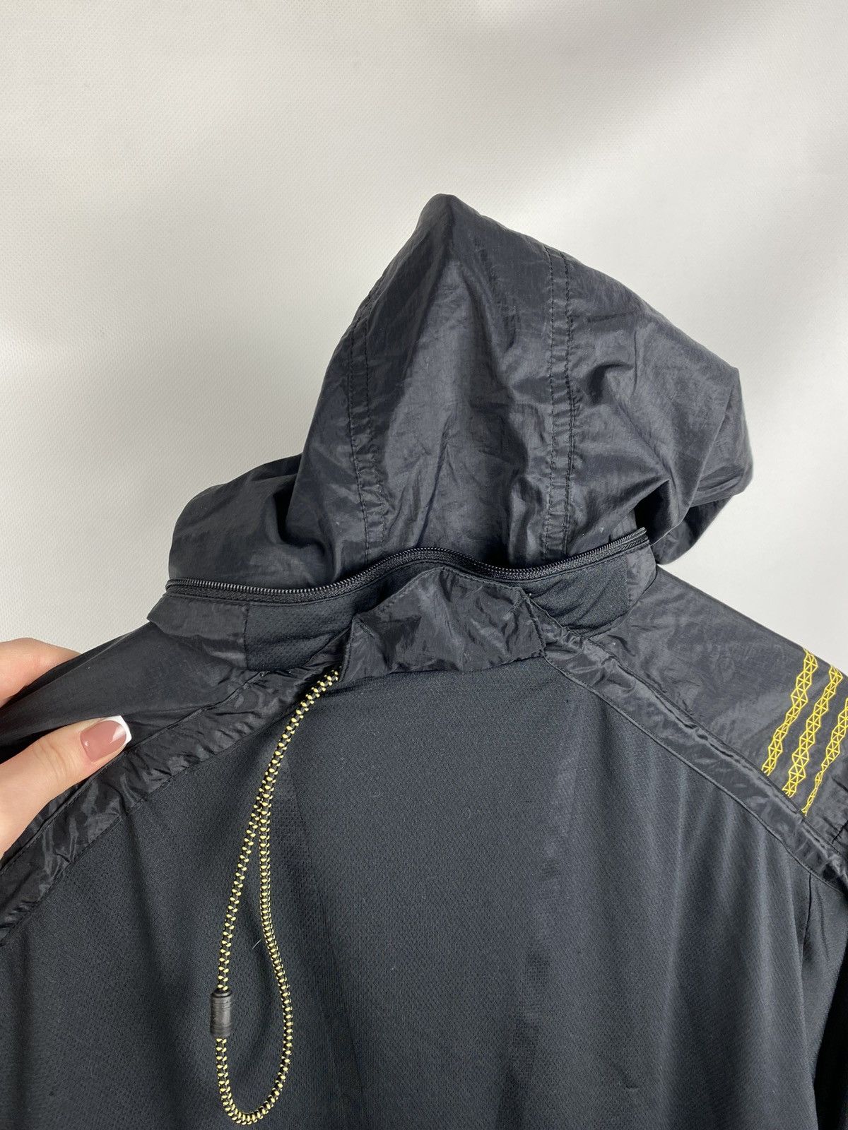 Adidas Adidas Running Vintage Japanese Hooded Windbreaker Jacket Size US M / EU 48-50 / 2 - 24 Thumbnail