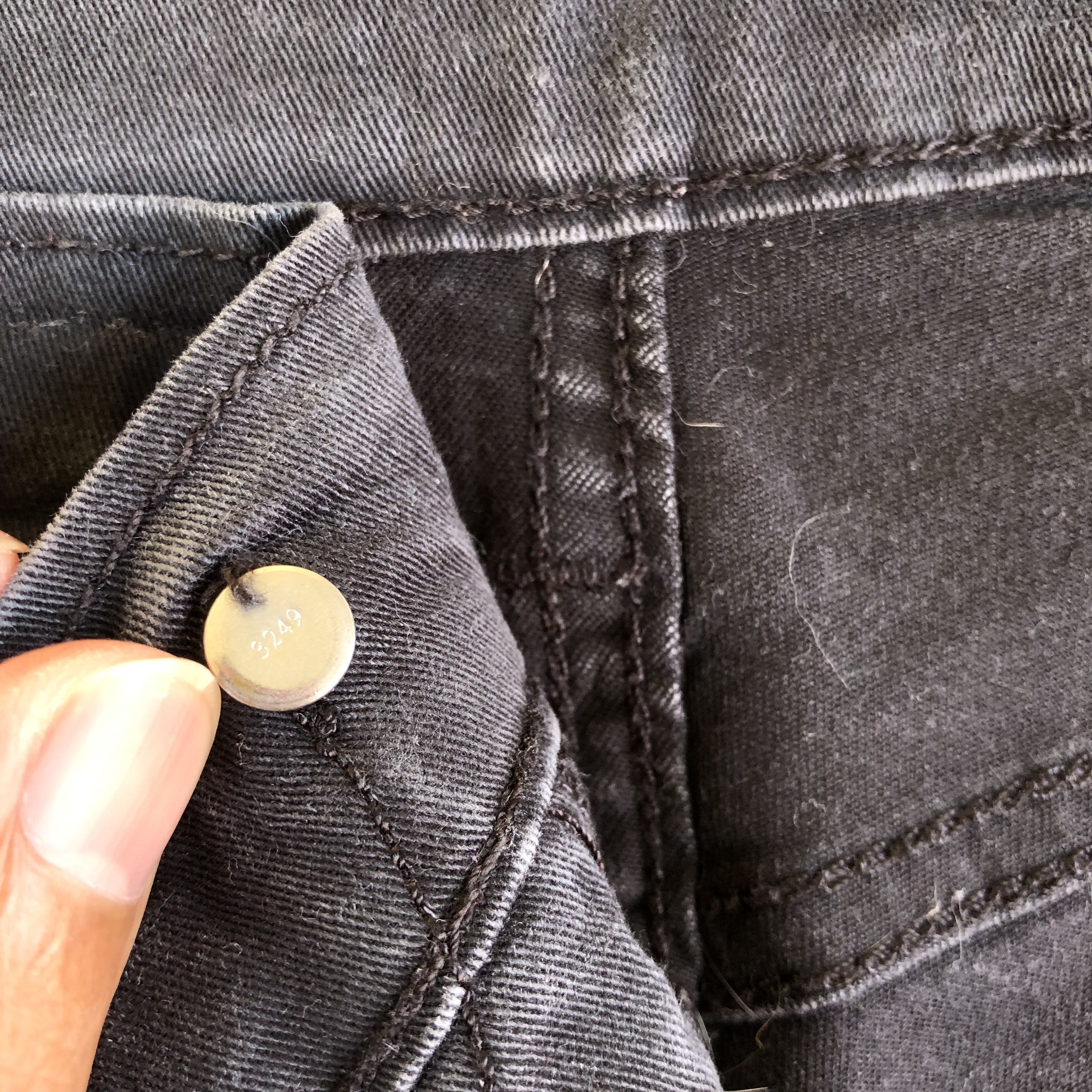 Levi's Vintage Levis 512 Faded Black Jeans Levi's Gray Ash Denim Size US 34 / EU 50 - 7 Thumbnail