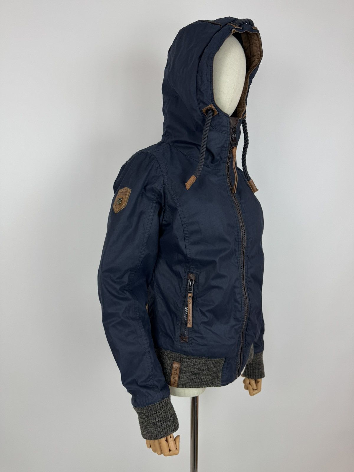 Naketano Naketano Hooded winter jacket wax cotton Women’s size S Size S / US 4 / IT 40 - 4 Thumbnail