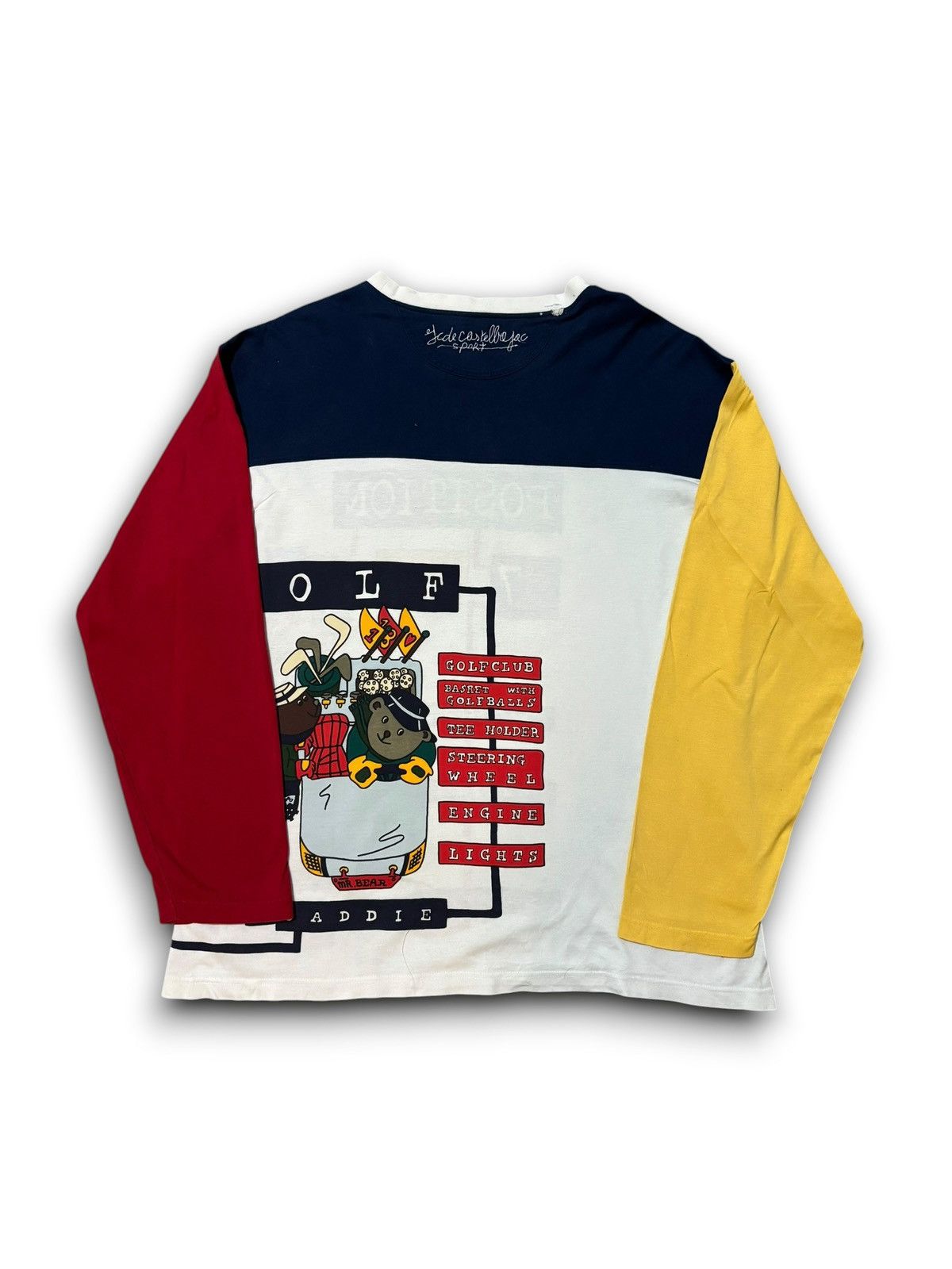 Jean Charles De Castelbajac Vintage JC Castelbajac Overprint Tee Size US L / EU 52-54 / 3 - 4 Thumbnail