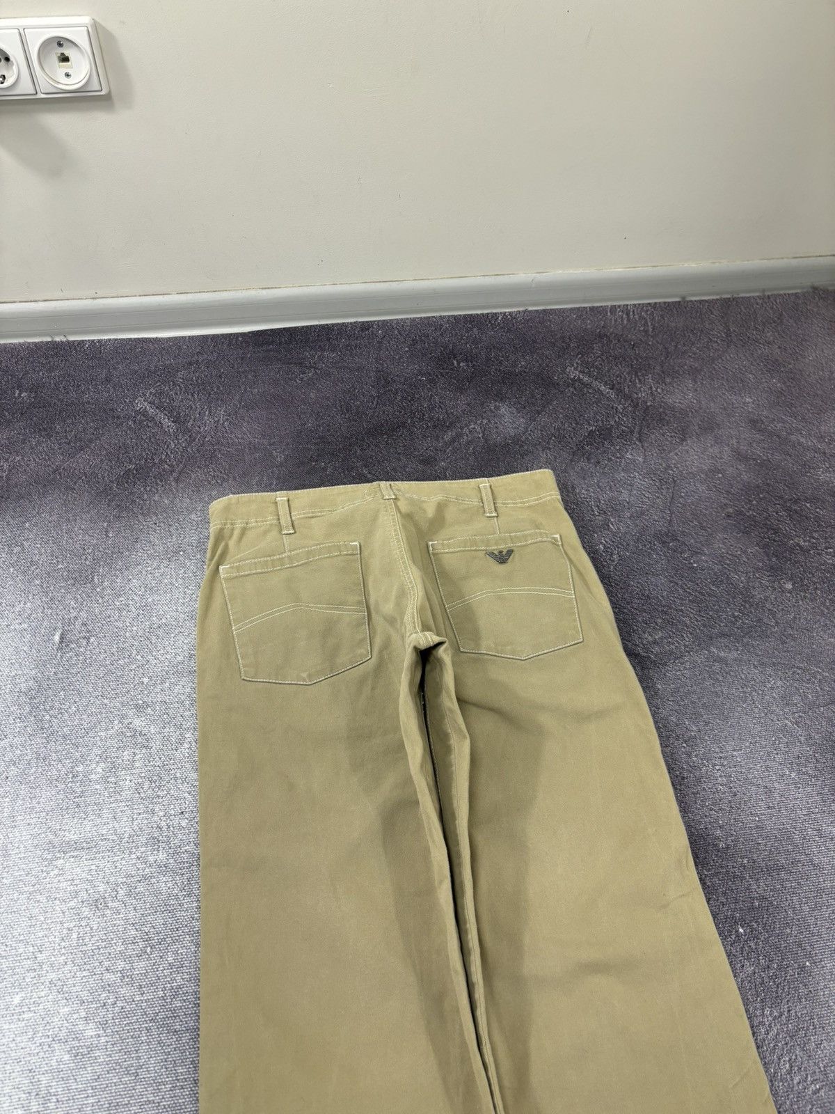 Armani Vintage Armani Jeans Men’s Structured Straight Pants Jeans Size US 32 / EU 48 - 15 Thumbnail