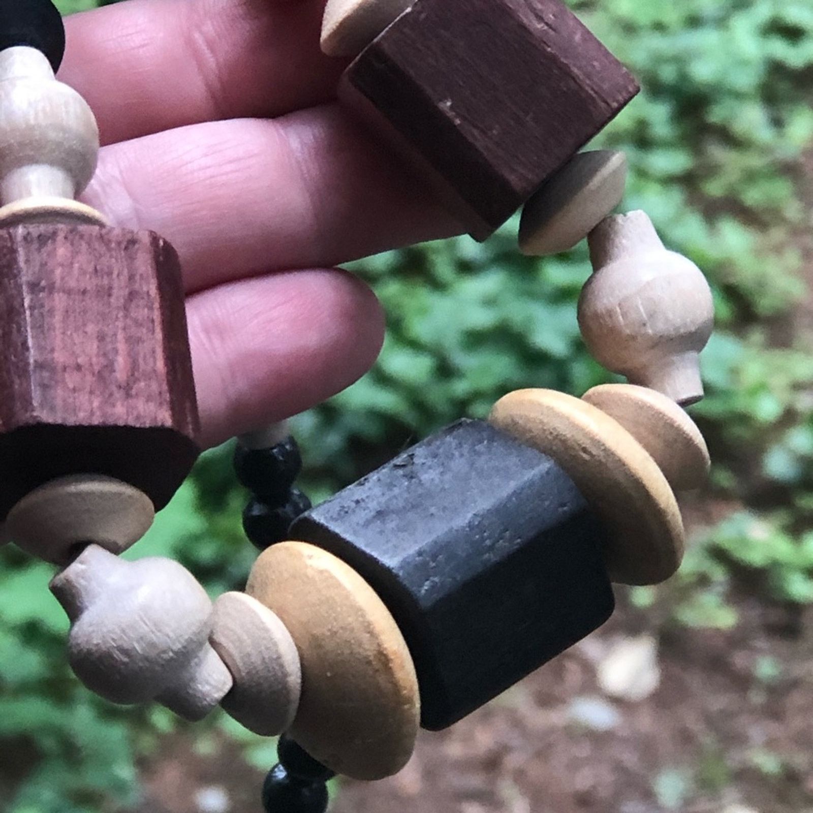 Vintage Vintage 70s boho wooden chunky beaded necklace Size ONE SIZE - 4 Thumbnail