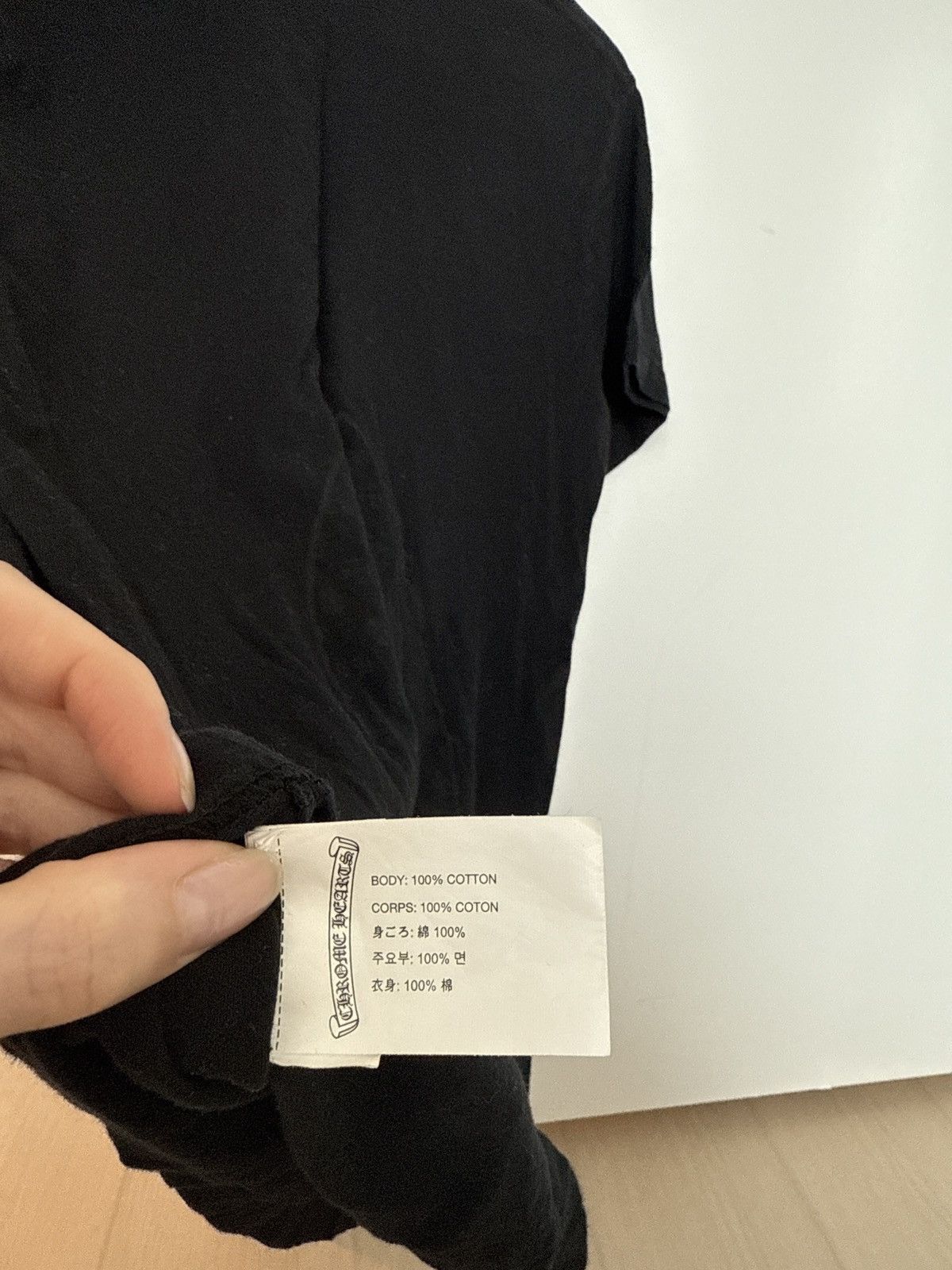 Chrome Hearts Chrome Hearts Pocket Logo Tee w/ Back Spade Design Size US S / EU 44-46 / 1 - 5 Thumbnail