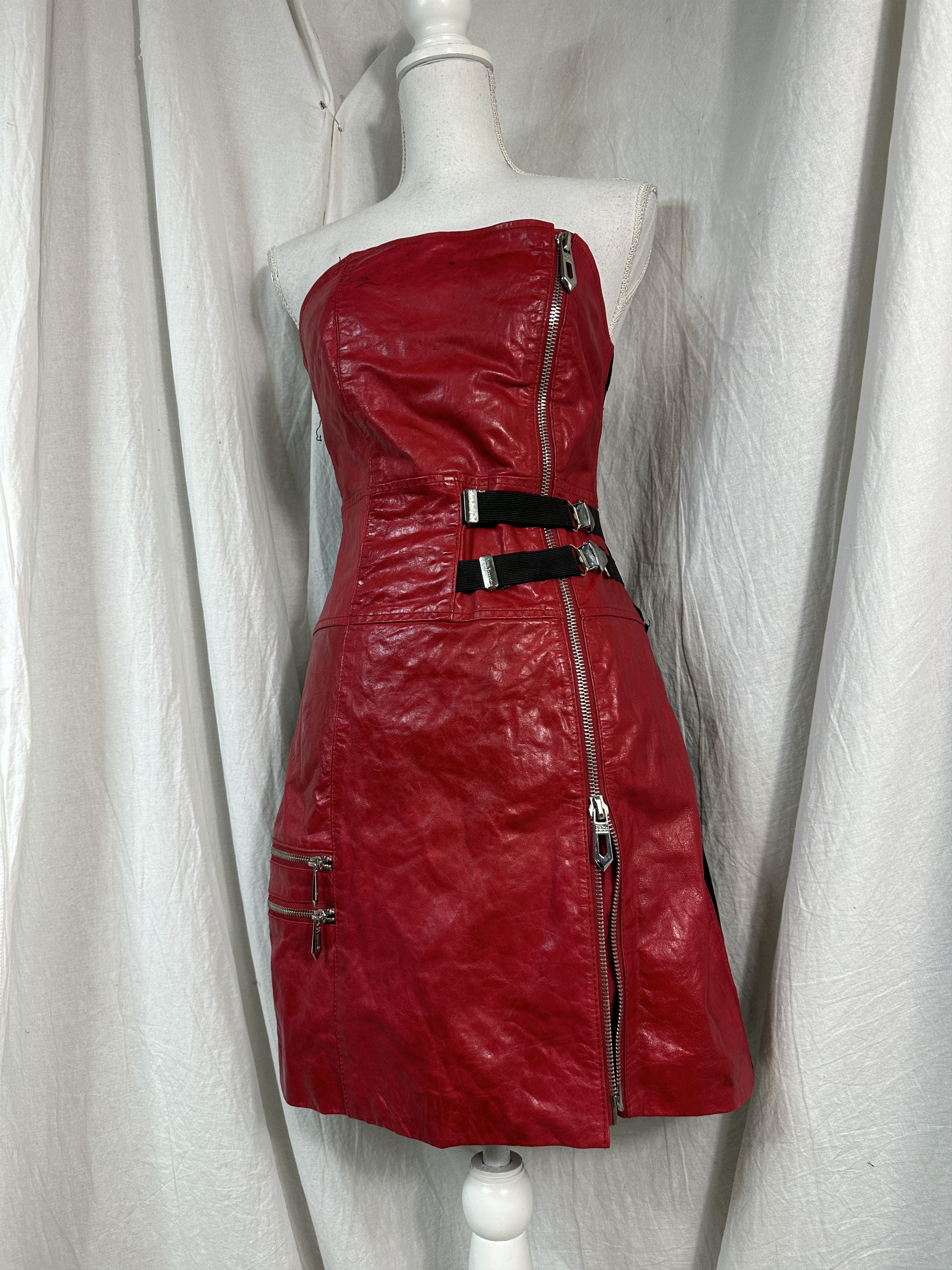 Faith Connexion Vintage Leather Dress Faith Connextion Size M / US 6-8 / IT 42-44 - 1 Thumbnail