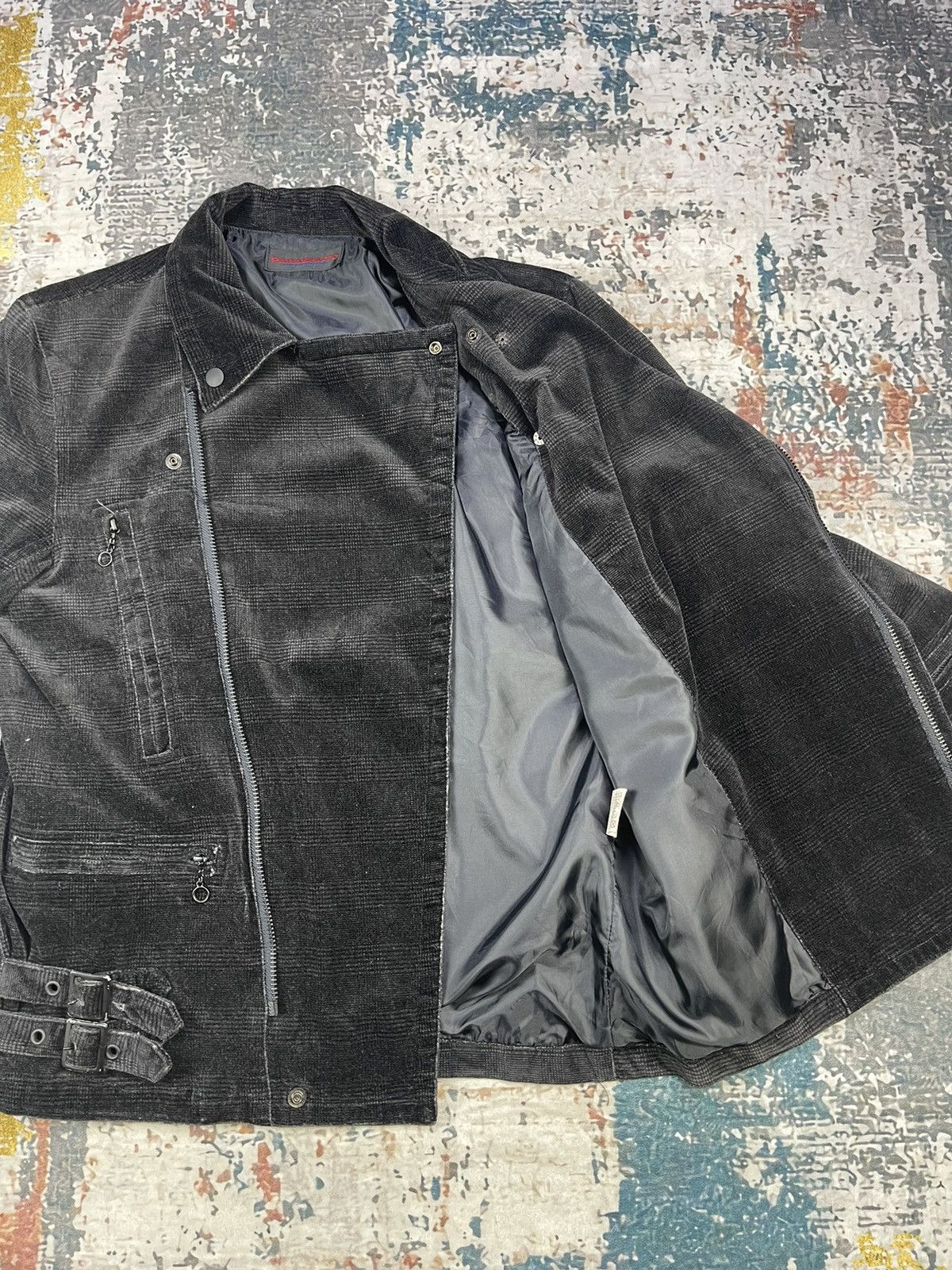Le Grande Bleu (L.G.B.) Punk🔥Parashuto By Nakajo Checked Suede Double Collar Size US S / EU 44-46 / 1 - 9 Thumbnail