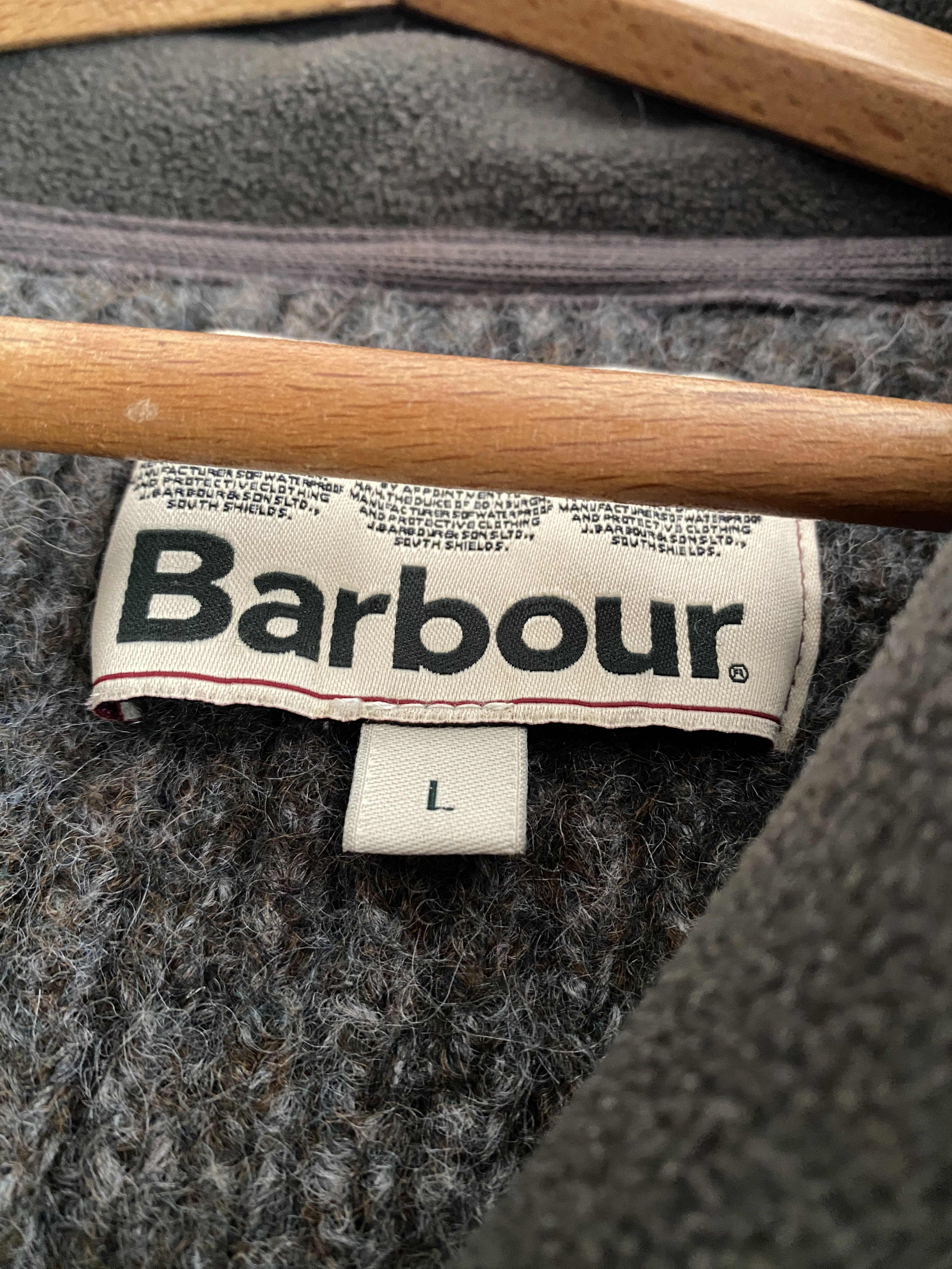 Barbour Vintage Barbour Zip Sweater Size US L / EU 52-54 / 3 - 5 Thumbnail