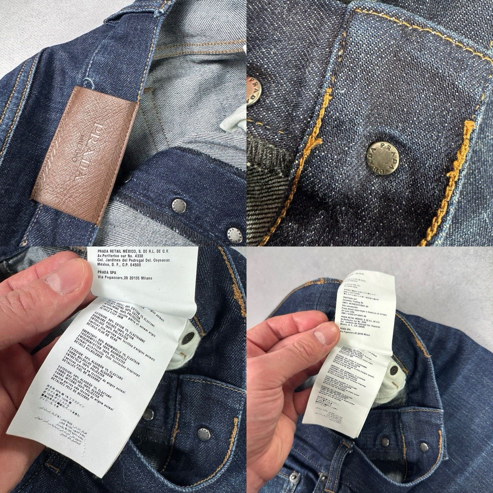 Prada Prada Men Blue Denim Jeans Pants Size 32 Size US 32 / EU 48 - 21 Thumbnail