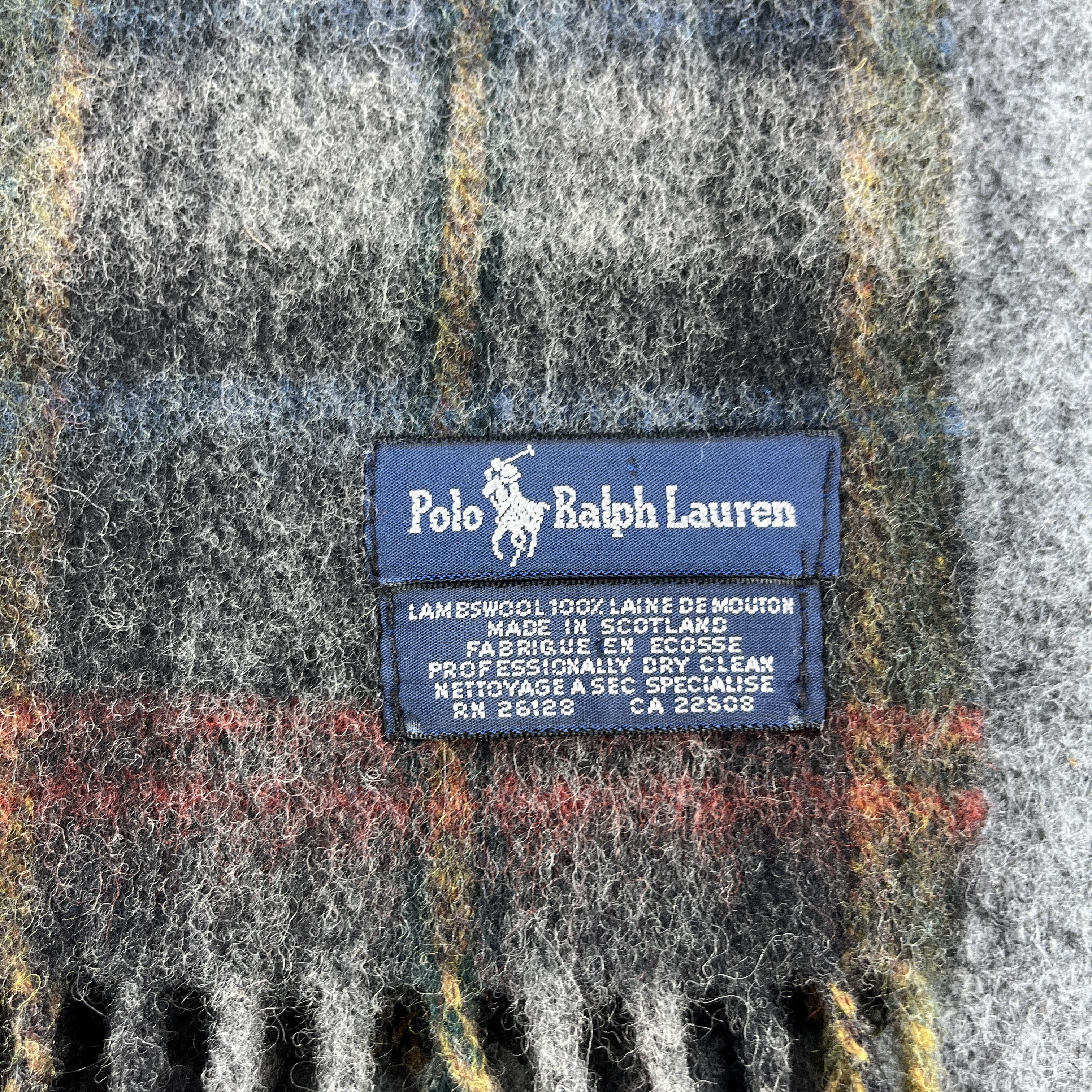 Polo Ralph Lauren × Vintage Polo Ralph Lauren Scarf / Muffler / Neckwear T1385 Size ONE SIZE - 5 Thumbnail